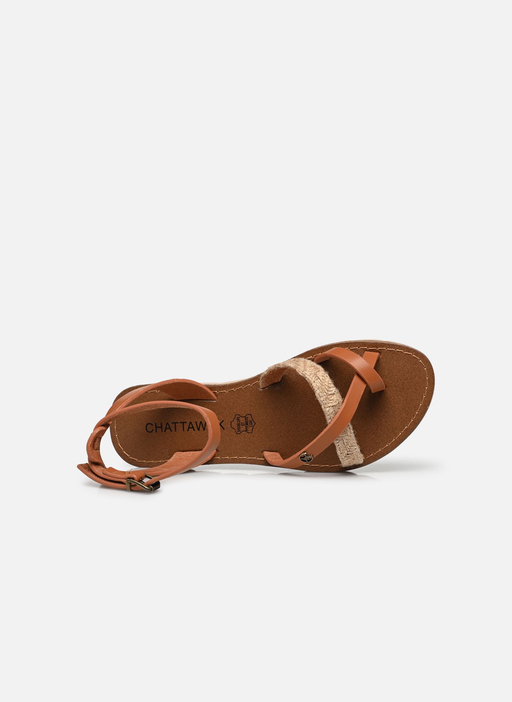 Flache Sandalen Leia damen braun Chattawak Flache Sandalen Leia damen braun Camel