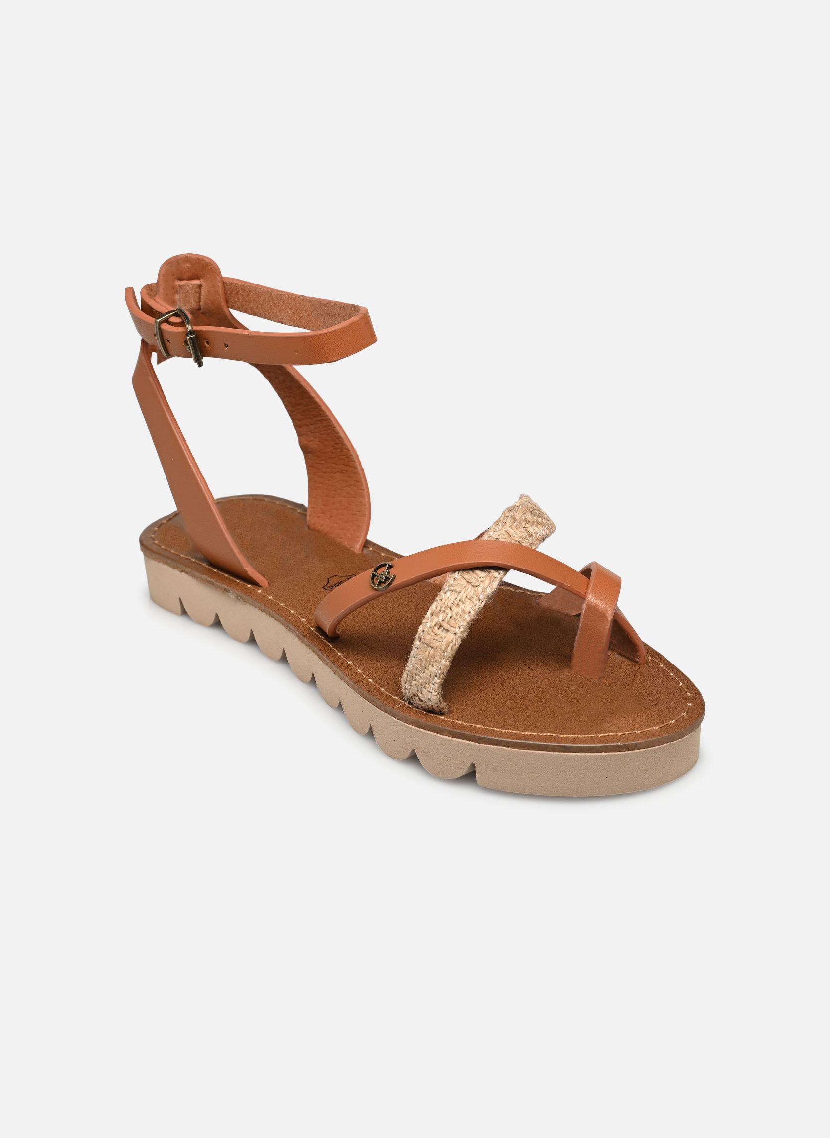 Flache Sandalen Leia damen braun Chattawak Flache Sandalen Leia damen braun Camel