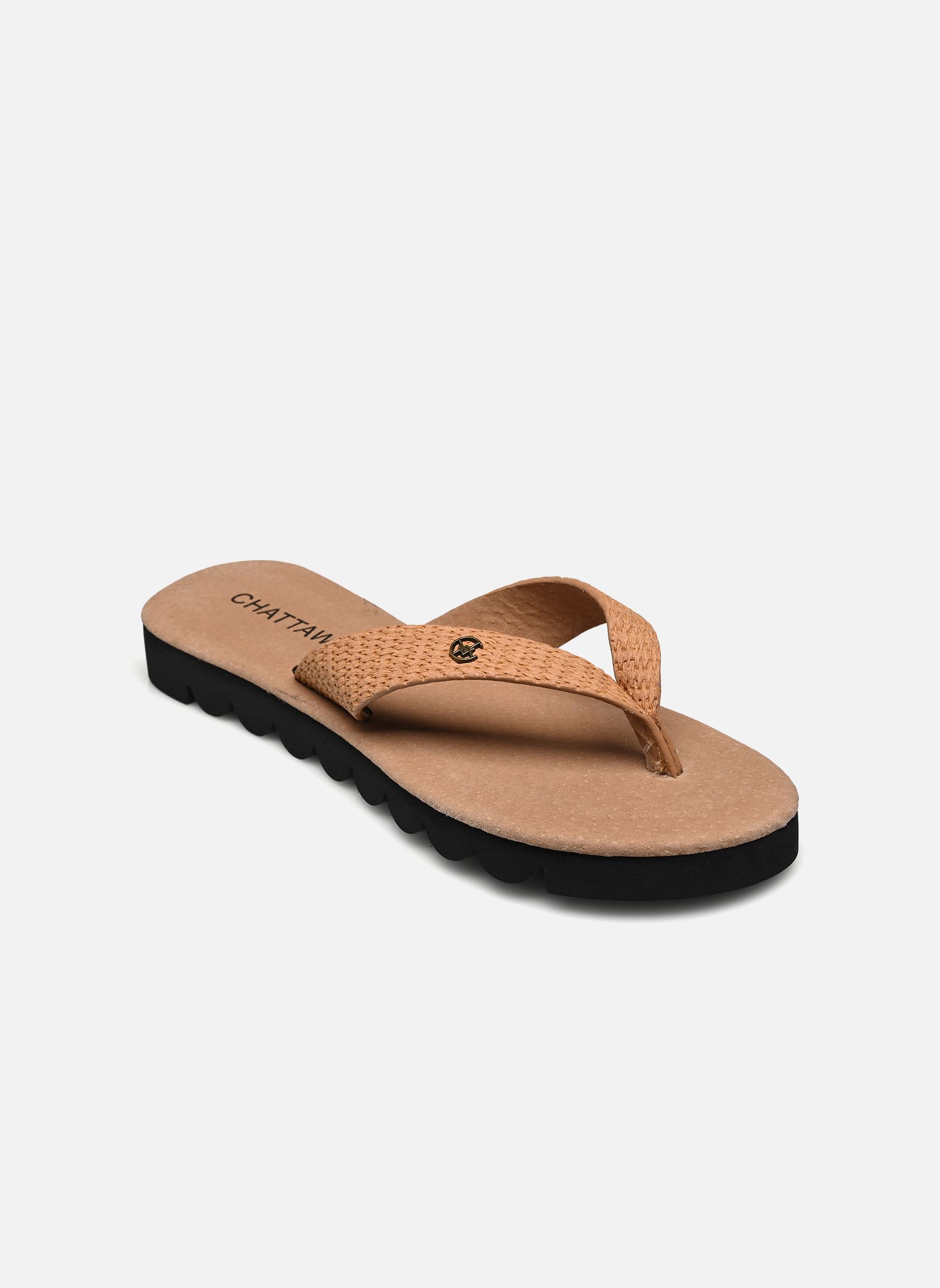 Slippers Kalunga dames bruin Chattawak Slippers Kalunga dames bruin Camel