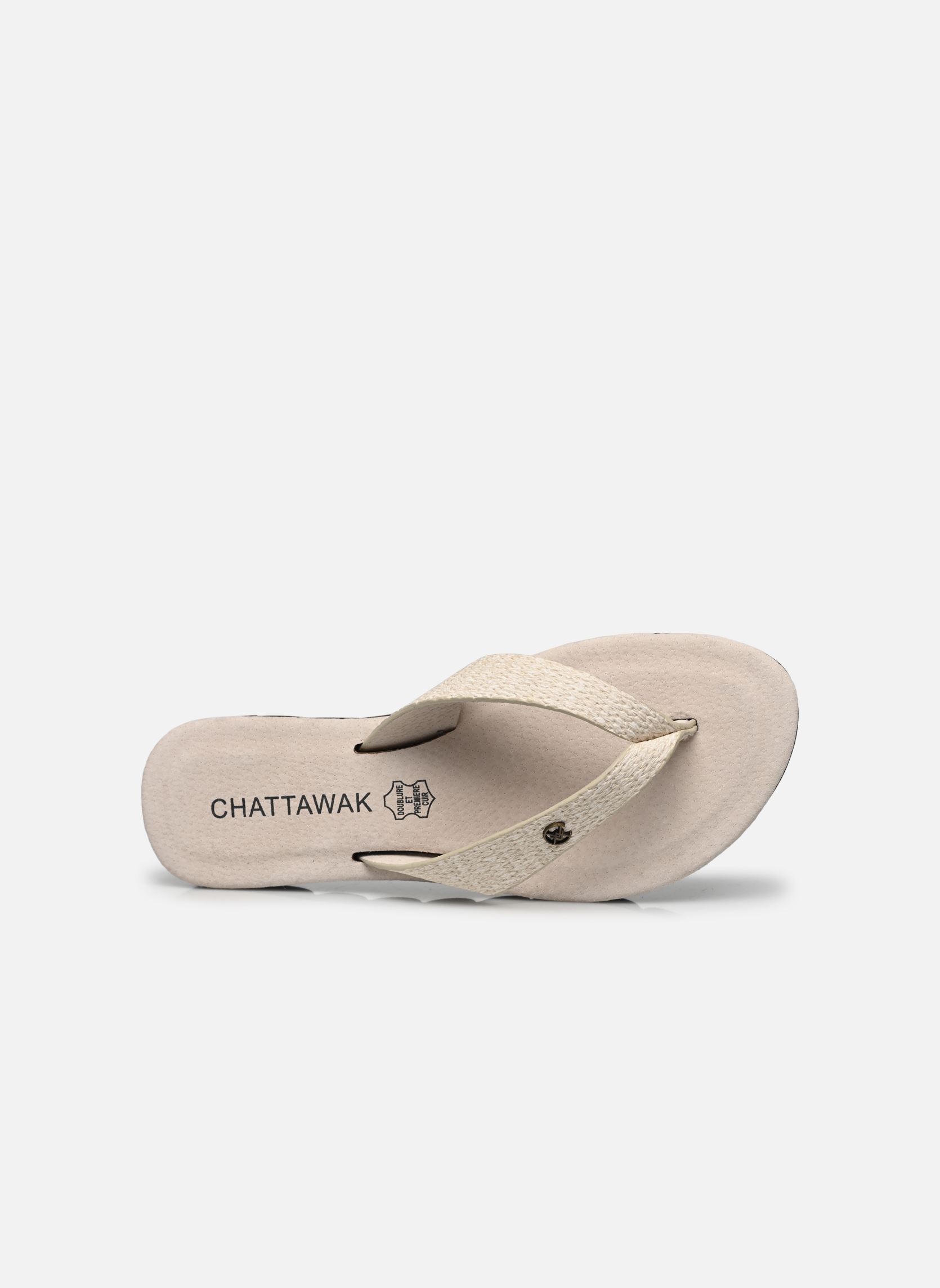 Slippers Kalunga dames beige Chattawak Slippers Kalunga dames beige Sable
