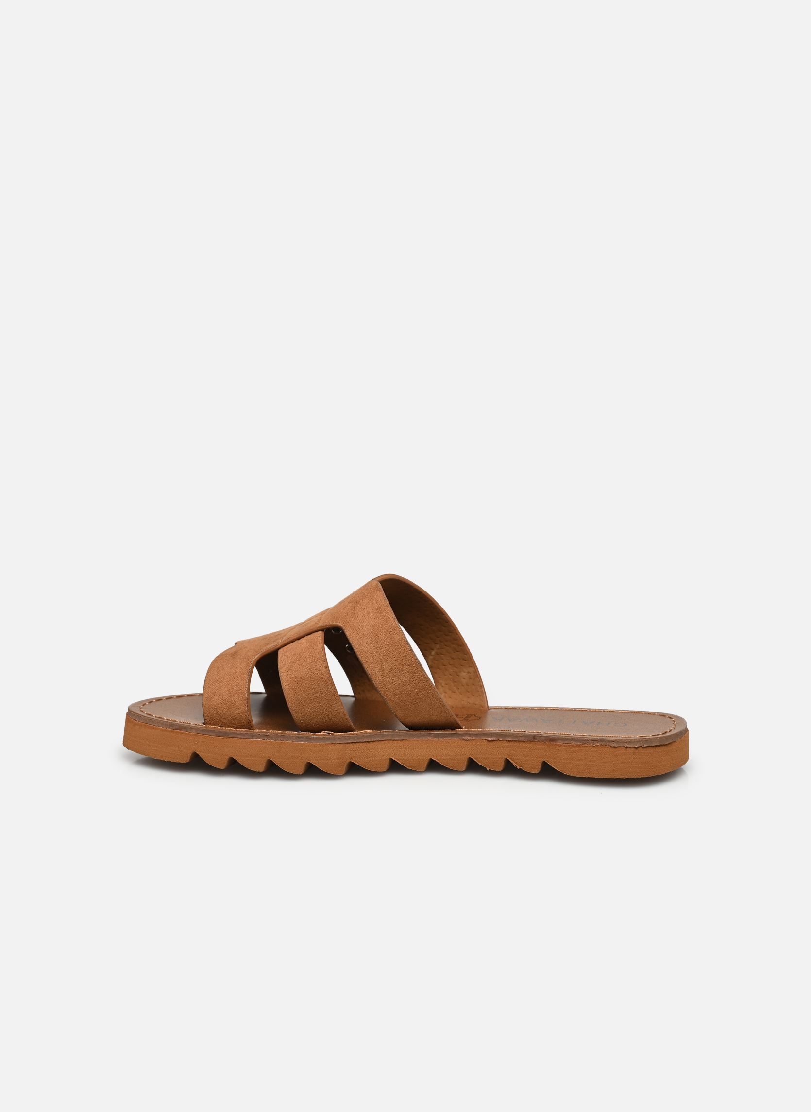 Zuecos y mules Keren mujer marrón Chattawak Zuecos y mules Keren mujer marrón Camel