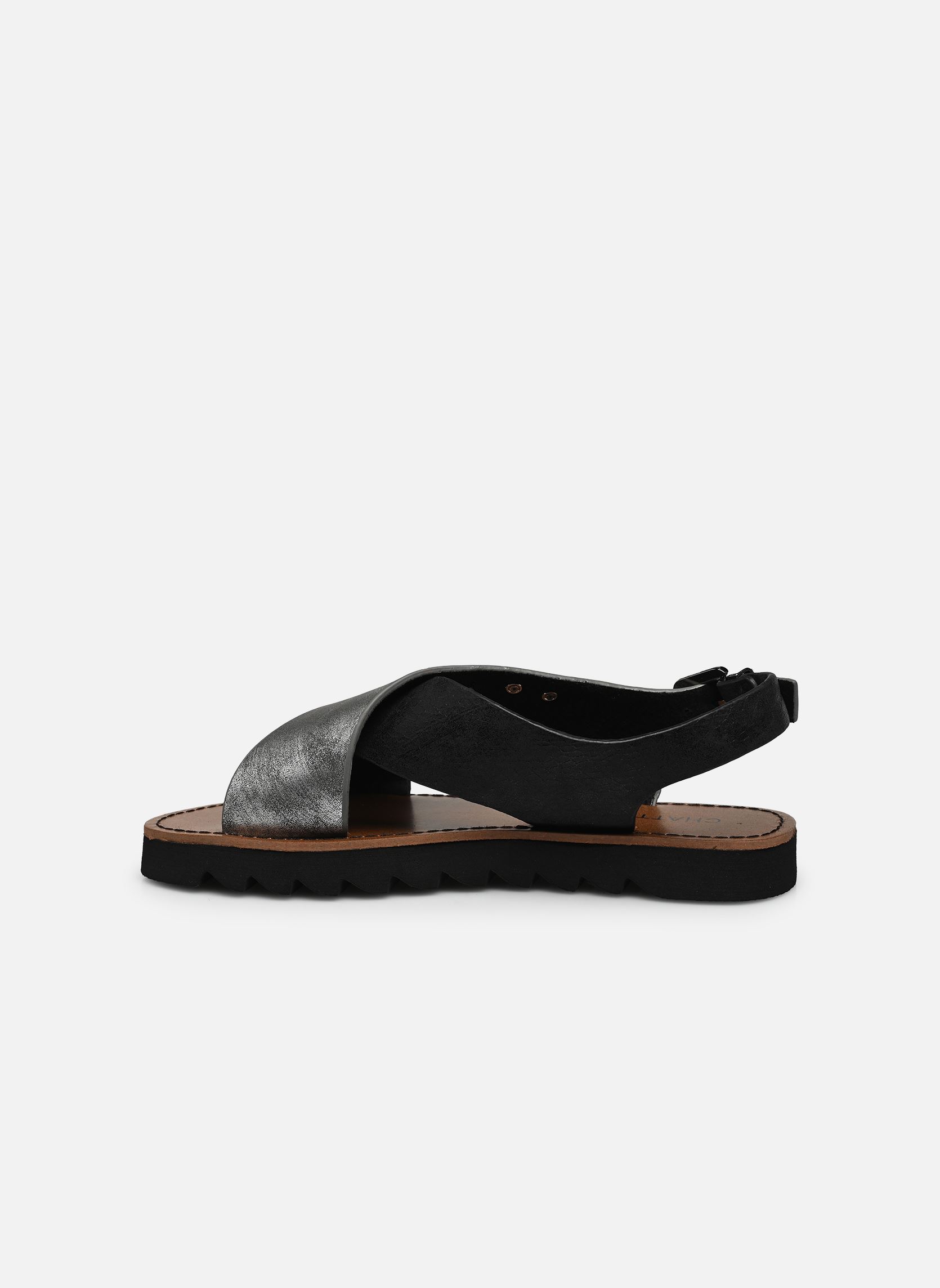 Sandales compensées et plateformes Taram femme noir Chattawak Sandales compensées et plateformes Taram femme noir Noir