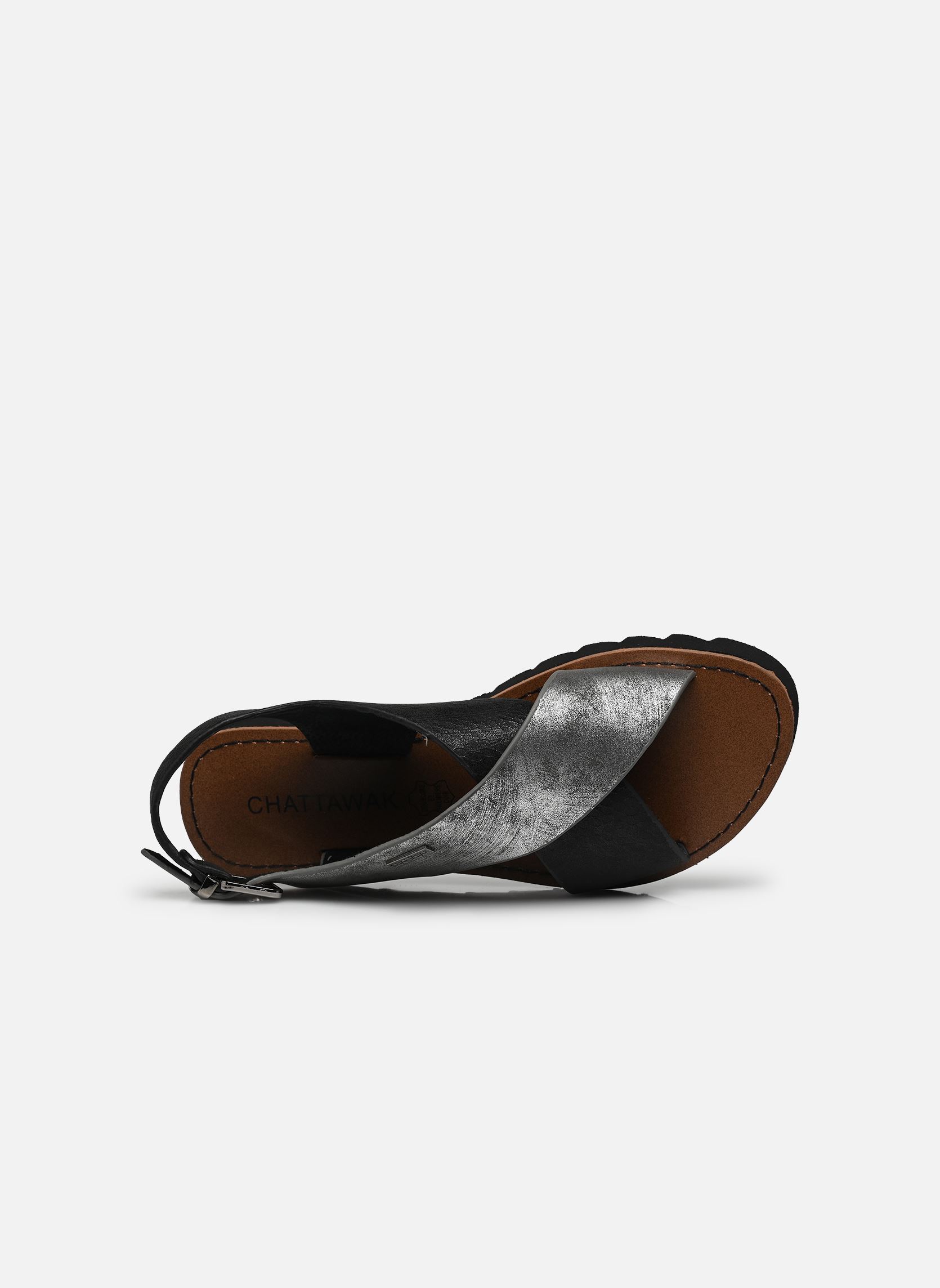 Sandales compensées et plateformes Taram femme noir Chattawak Sandales compensées et plateformes Taram femme noir Noir