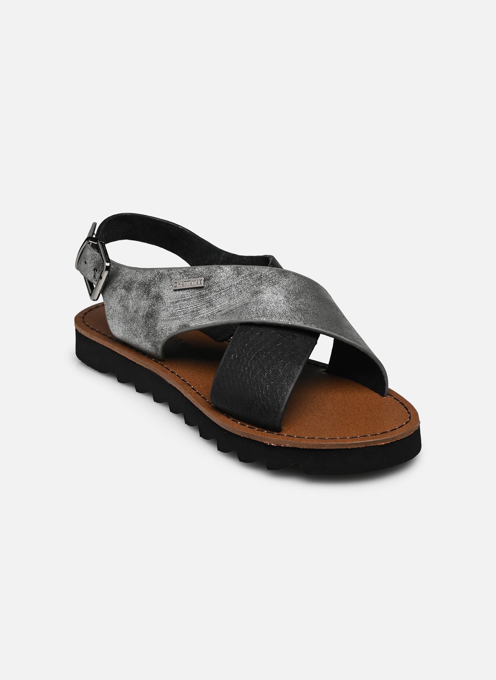 Sandales compensées et plateformes Taram femme noir Chattawak Sandales compensées et plateformes Taram femme noir Noir