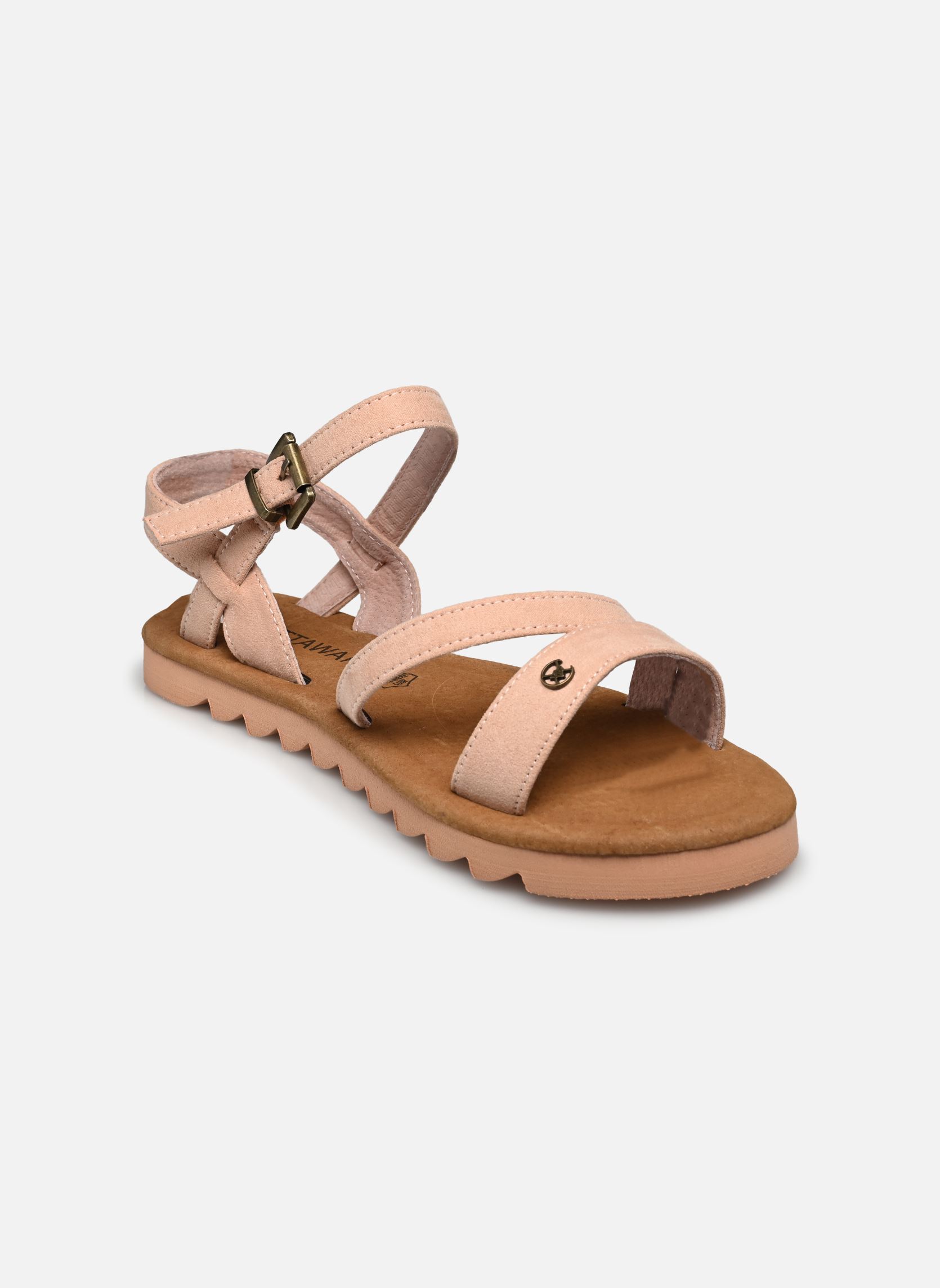 Sandalen met sleehak en plateau Depok dames beige Chattawak Sandalen met sleehak en plateau Depok dames beige Nude