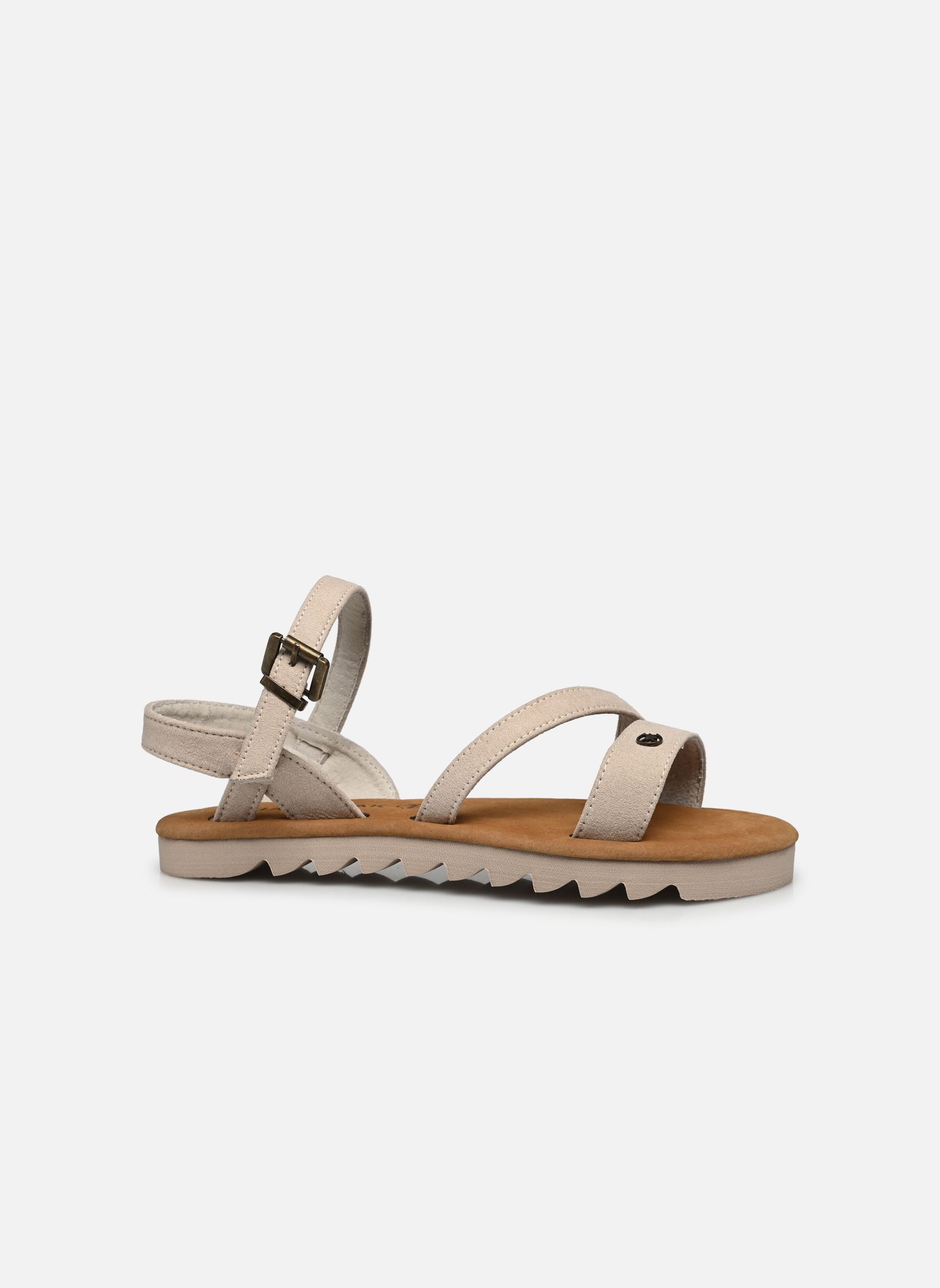 Sandalen met sleehak en plateau Depok dames beige Chattawak Sandalen met sleehak en plateau Depok dames beige Taupe