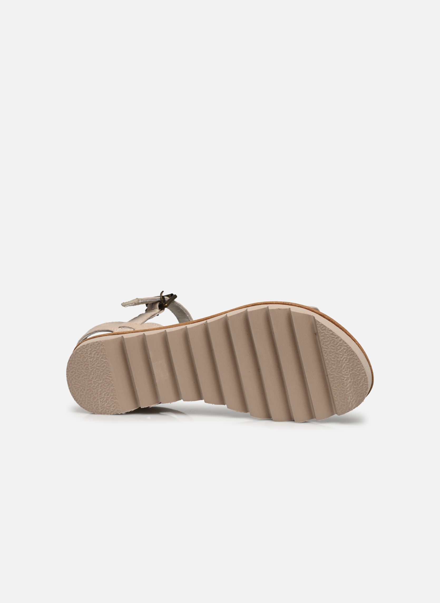 Sandalen met sleehak en plateau Depok dames beige Chattawak Sandalen met sleehak en plateau Depok dames beige Taupe