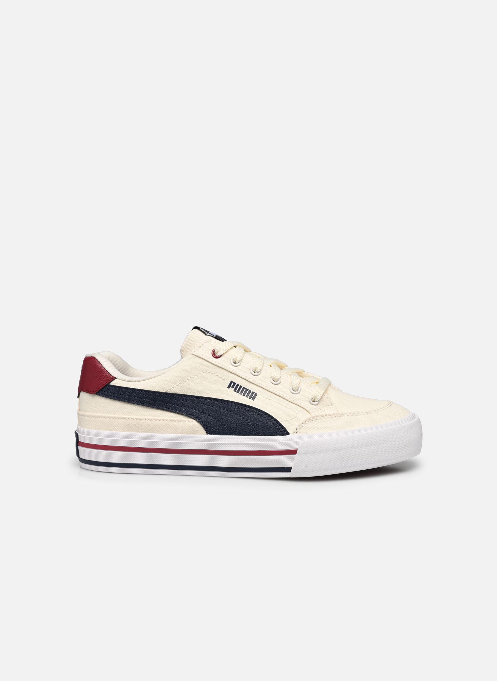Sneakers Court Classic Vulc Fs M heren wit Puma Sneakers Court Classic Vulc Fs M heren wit WARM WHITE-PUMA NAVY-SUGARED A