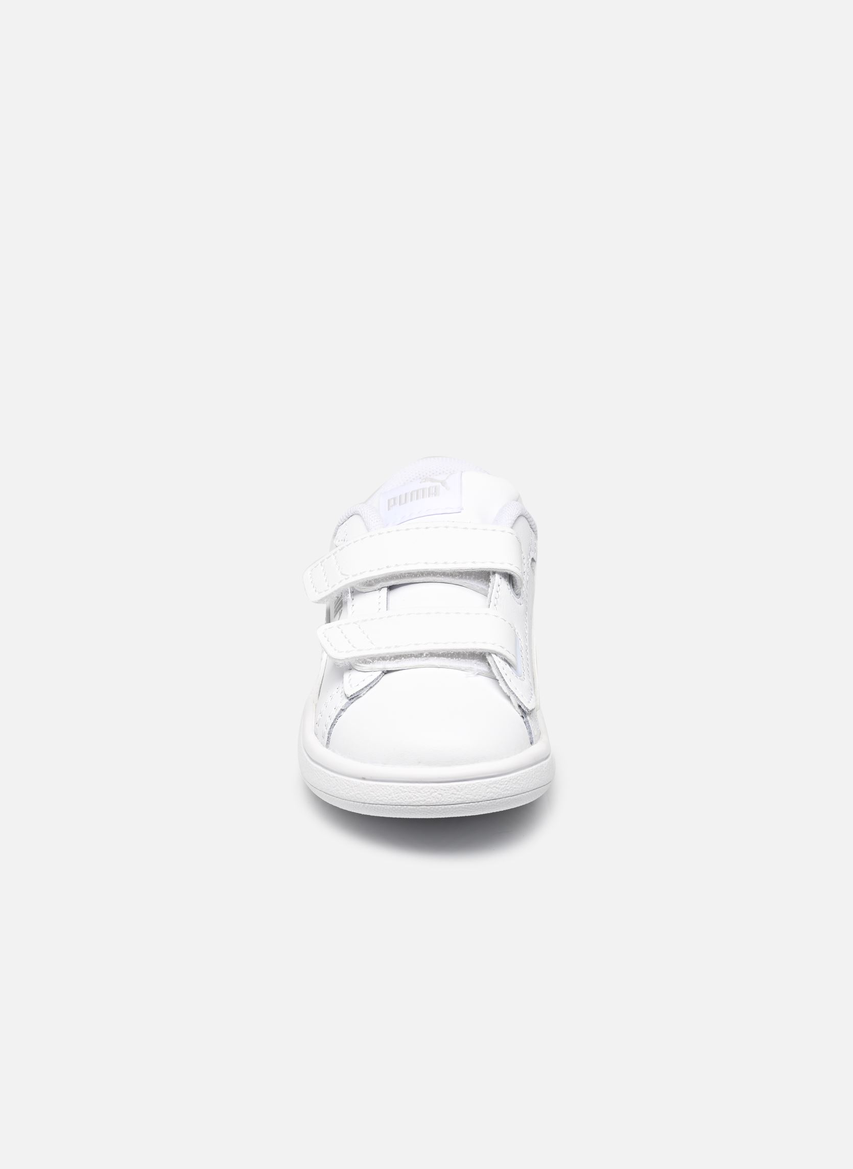 Baskets Puma Smash 3.0 L V Inf blanc Puma Baskets Puma Smash 3.0 L V Inf blanc PUMA White-Cool Light Gray