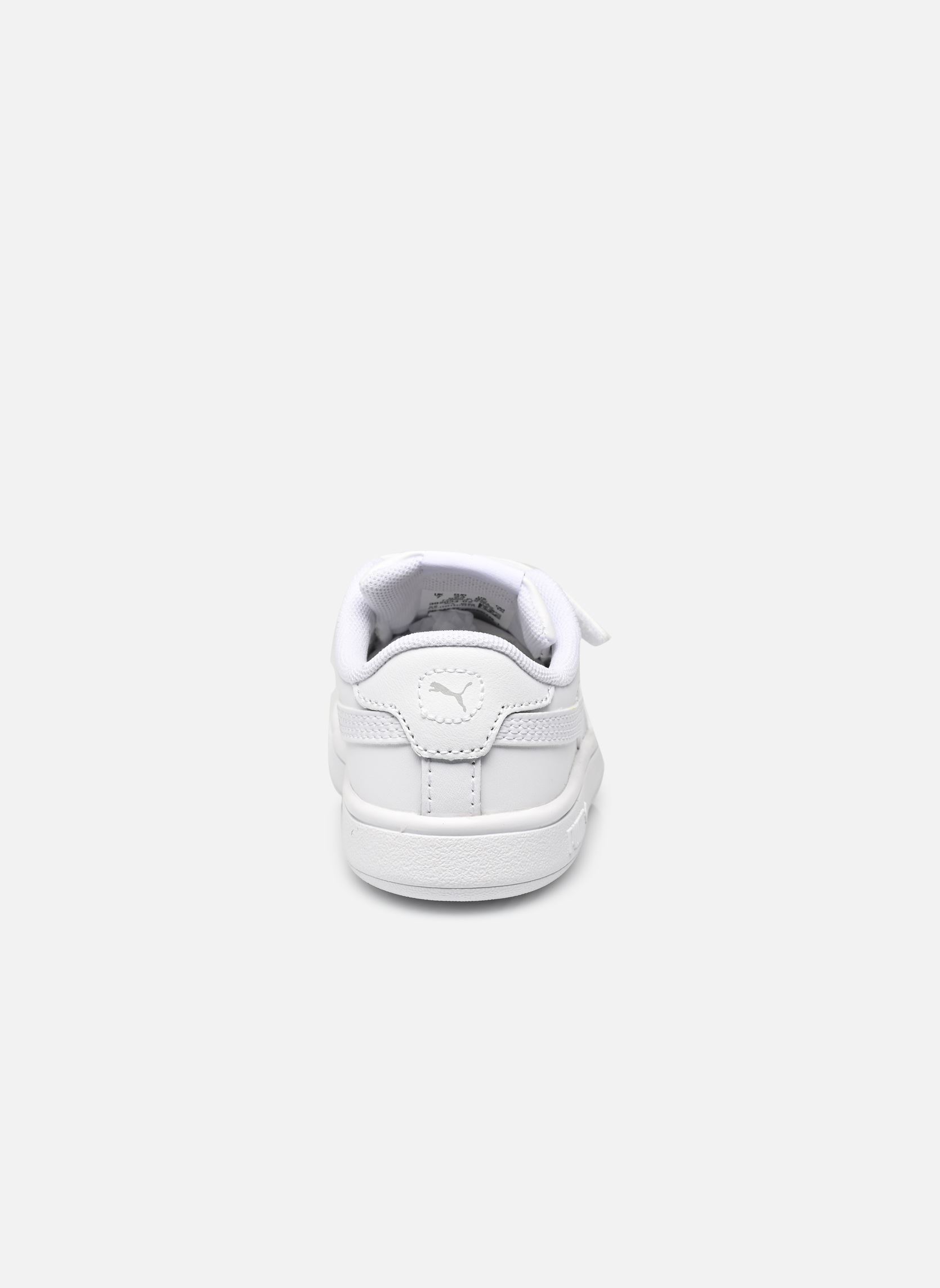 Baskets Puma Smash 3.0 L V Inf blanc Puma Baskets Puma Smash 3.0 L V Inf blanc PUMA White-Cool Light Gray