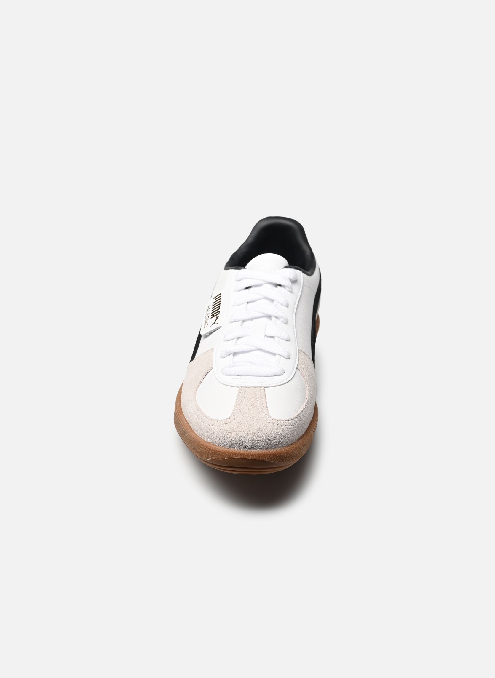 Sneakers Palermo Lth M heren wit Puma Sneakers Palermo Lth M heren wit PUMA White-Vapor Gray-Gum