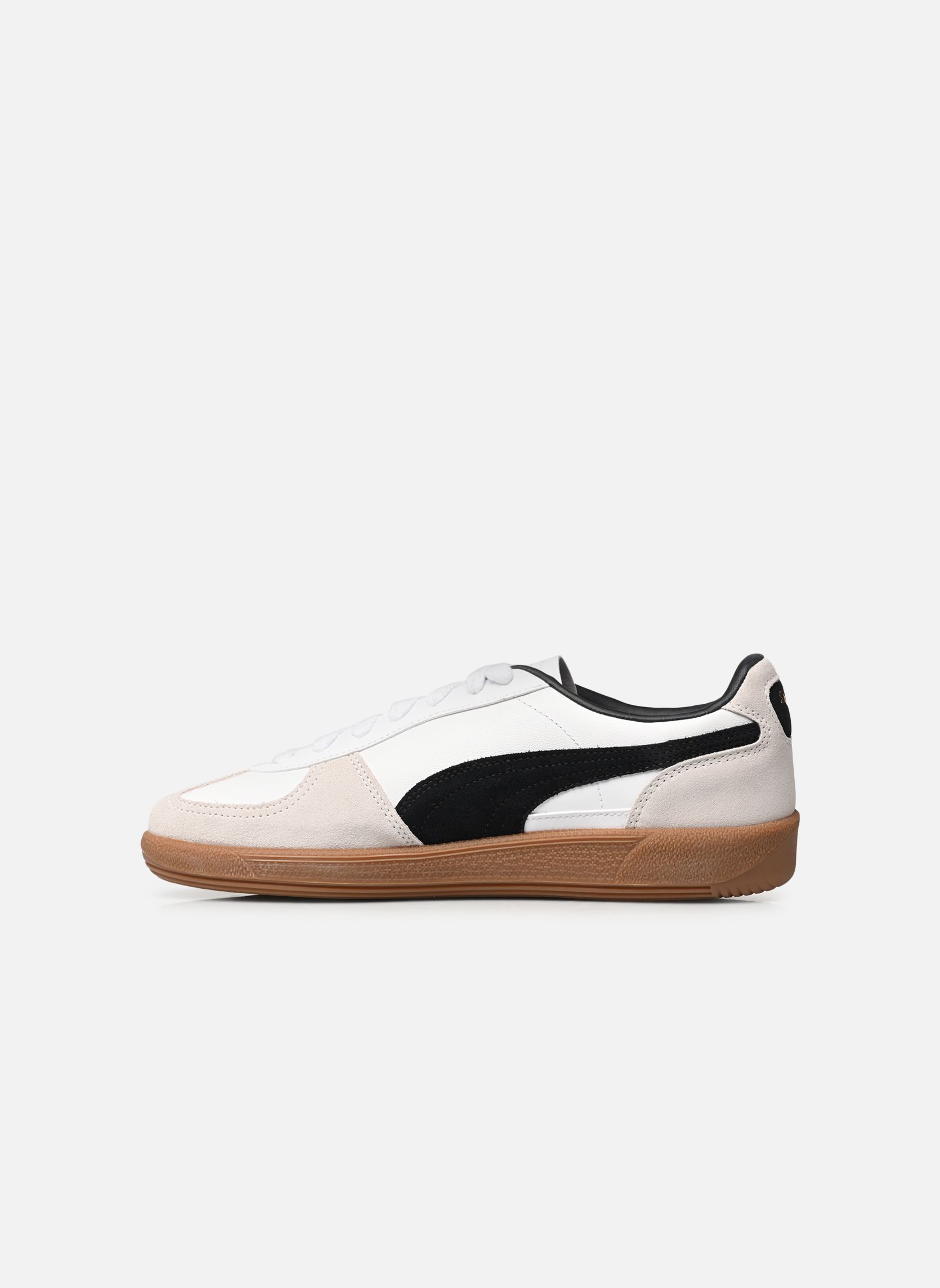Sneakers Palermo Lth M heren wit Puma Sneakers Palermo Lth M heren wit PUMA White-Vapor Gray-Gum