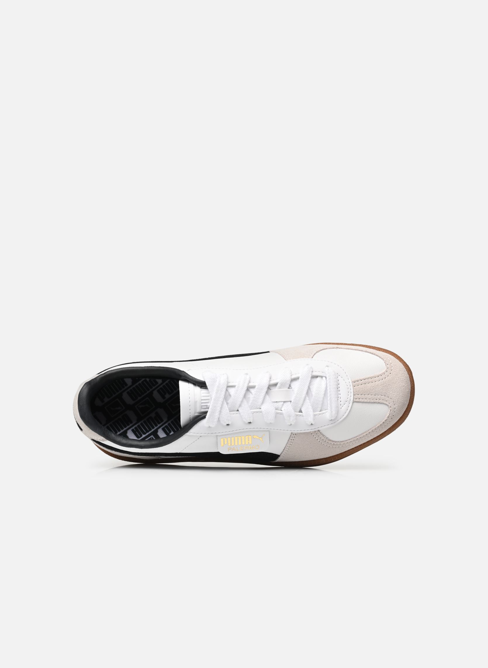 Sneakers Palermo Lth M heren wit Puma Sneakers Palermo Lth M heren wit PUMA White-Vapor Gray-Gum