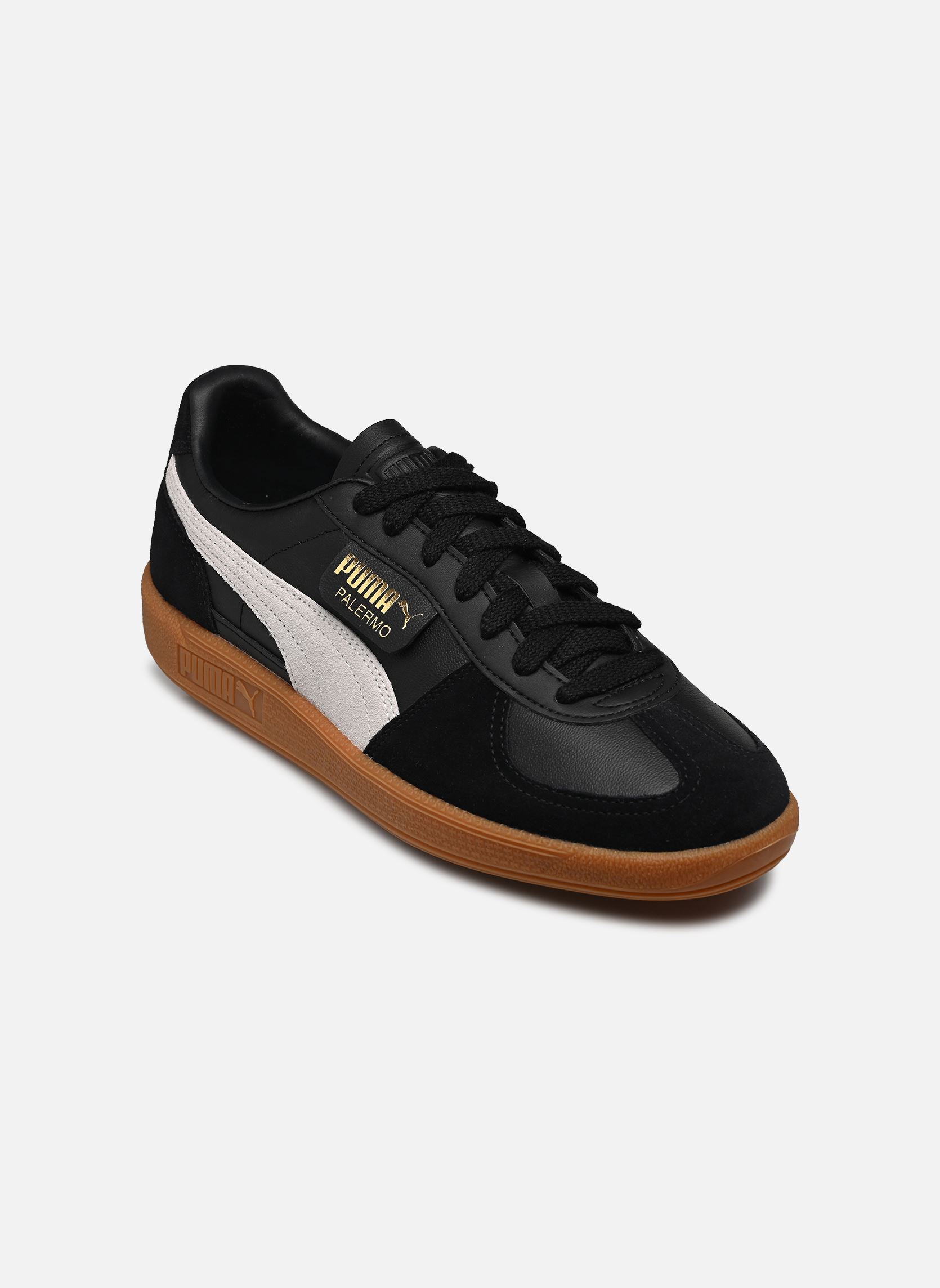 Baskets Palermo Lth M homme noir Puma Baskets Palermo Lth M homme noir PUMA Black-Feather Gray-Gum