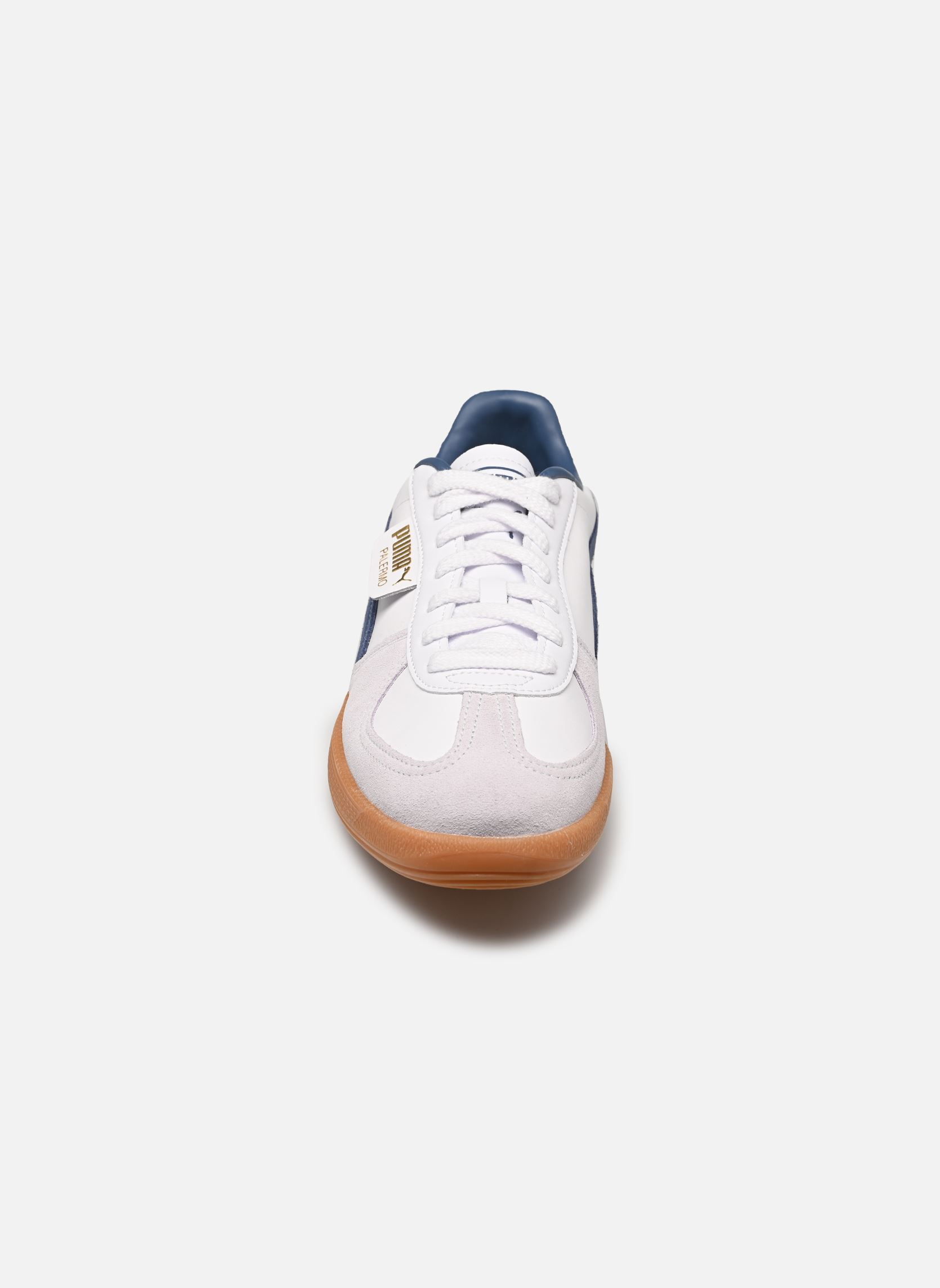 Sneakers Palermo Lth M heren wit Puma Sneakers Palermo Lth M heren wit PUMA WHITE-DARK INDIGO