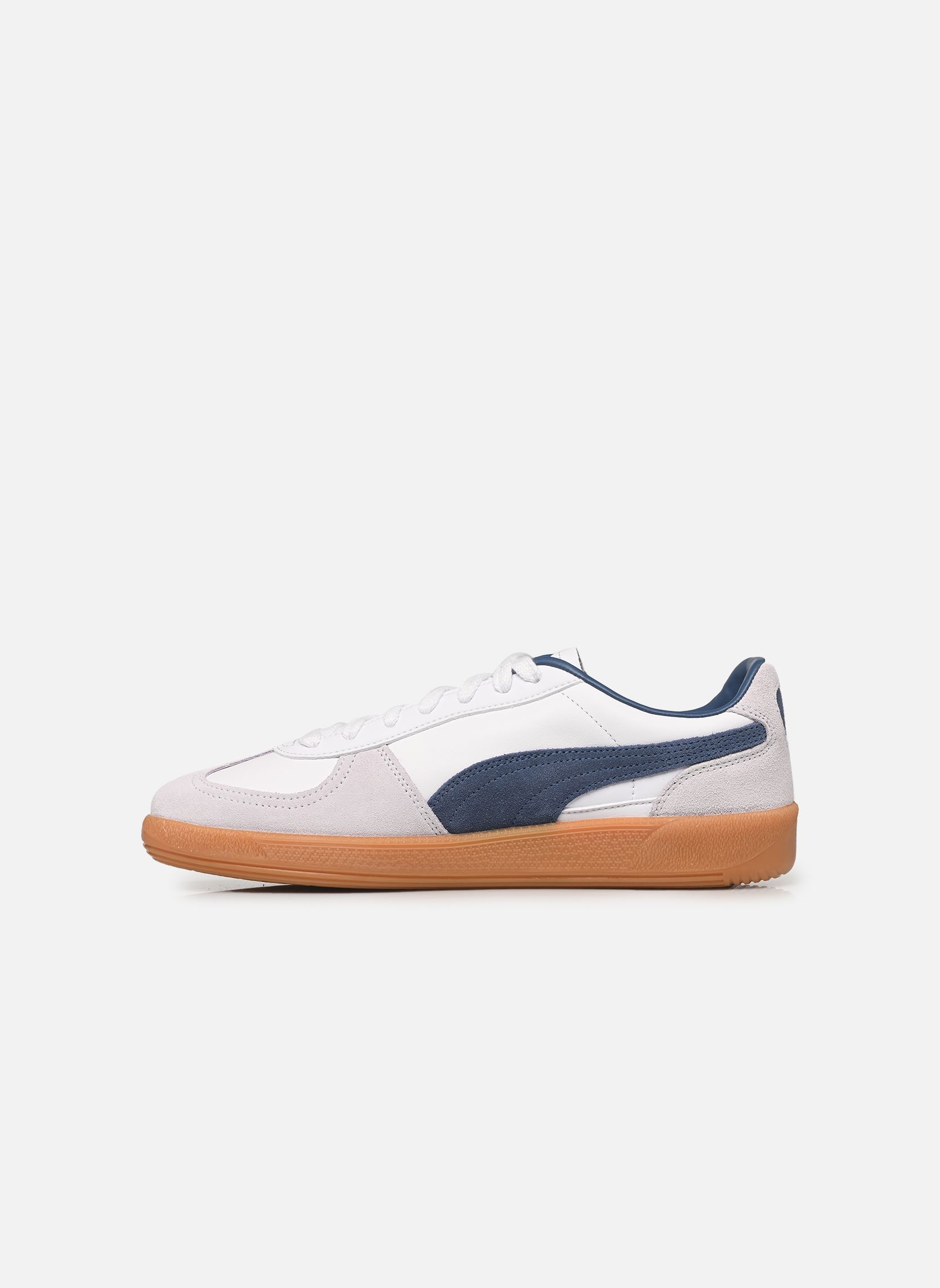 Sneakers Palermo Lth M heren wit Puma Sneakers Palermo Lth M heren wit PUMA WHITE-DARK INDIGO