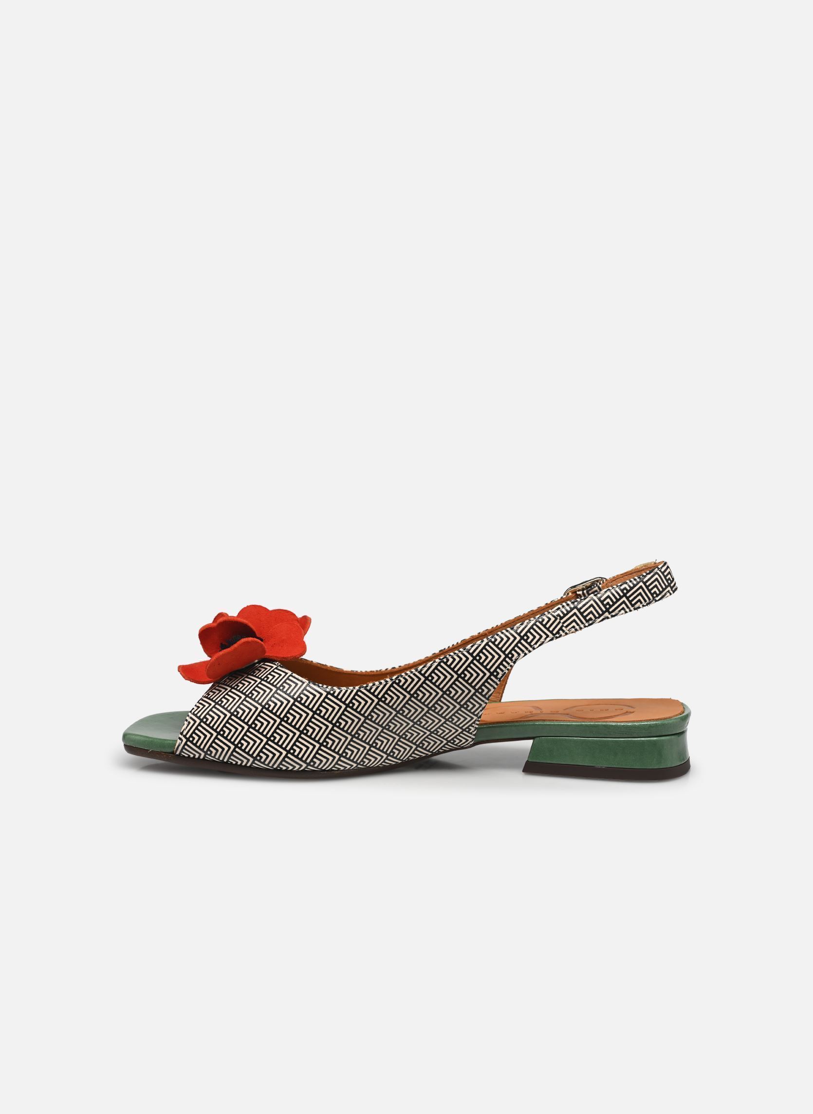 Sandales plates Tayda femme multicolore Chie Mihara Sandales plates Tayda femme multicolore Espiga Negro Ante Orange Sucre