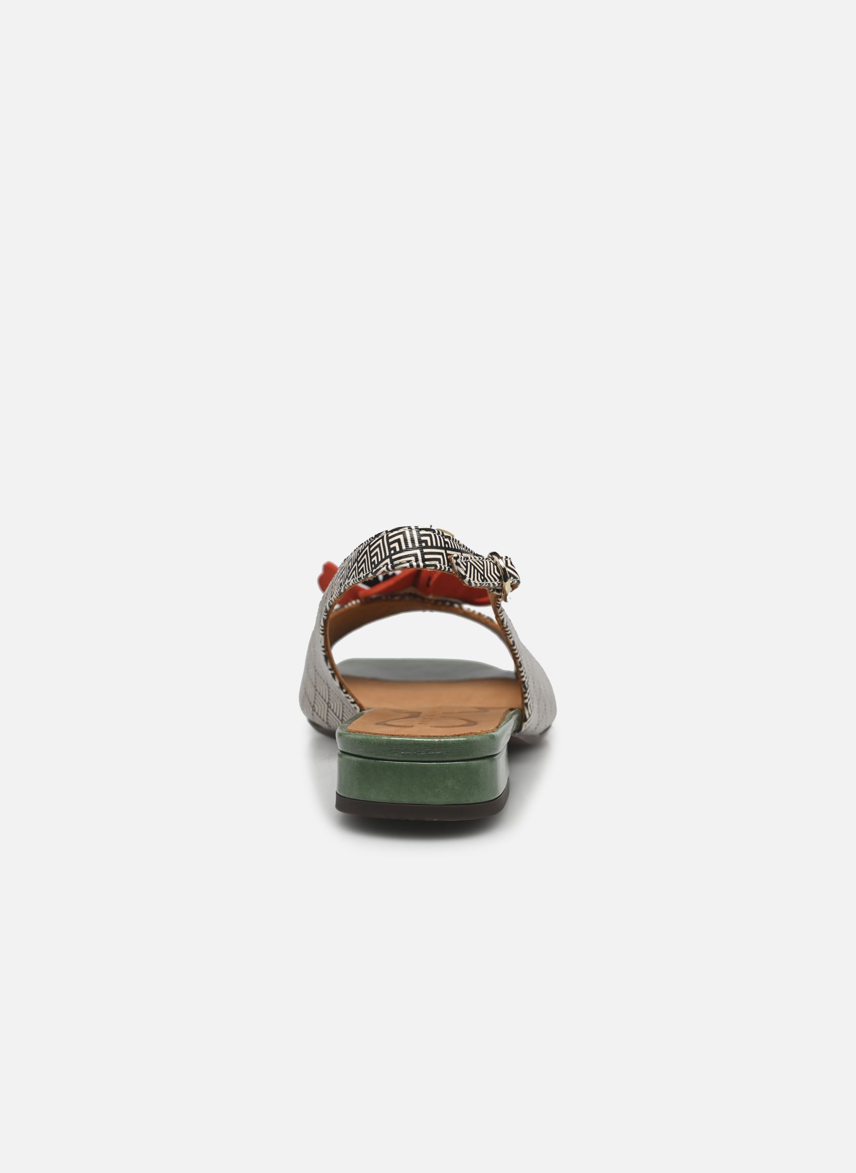 Sandales plates Tayda femme multicolore Chie Mihara Sandales plates Tayda femme multicolore Espiga Negro Ante Orange Sucre