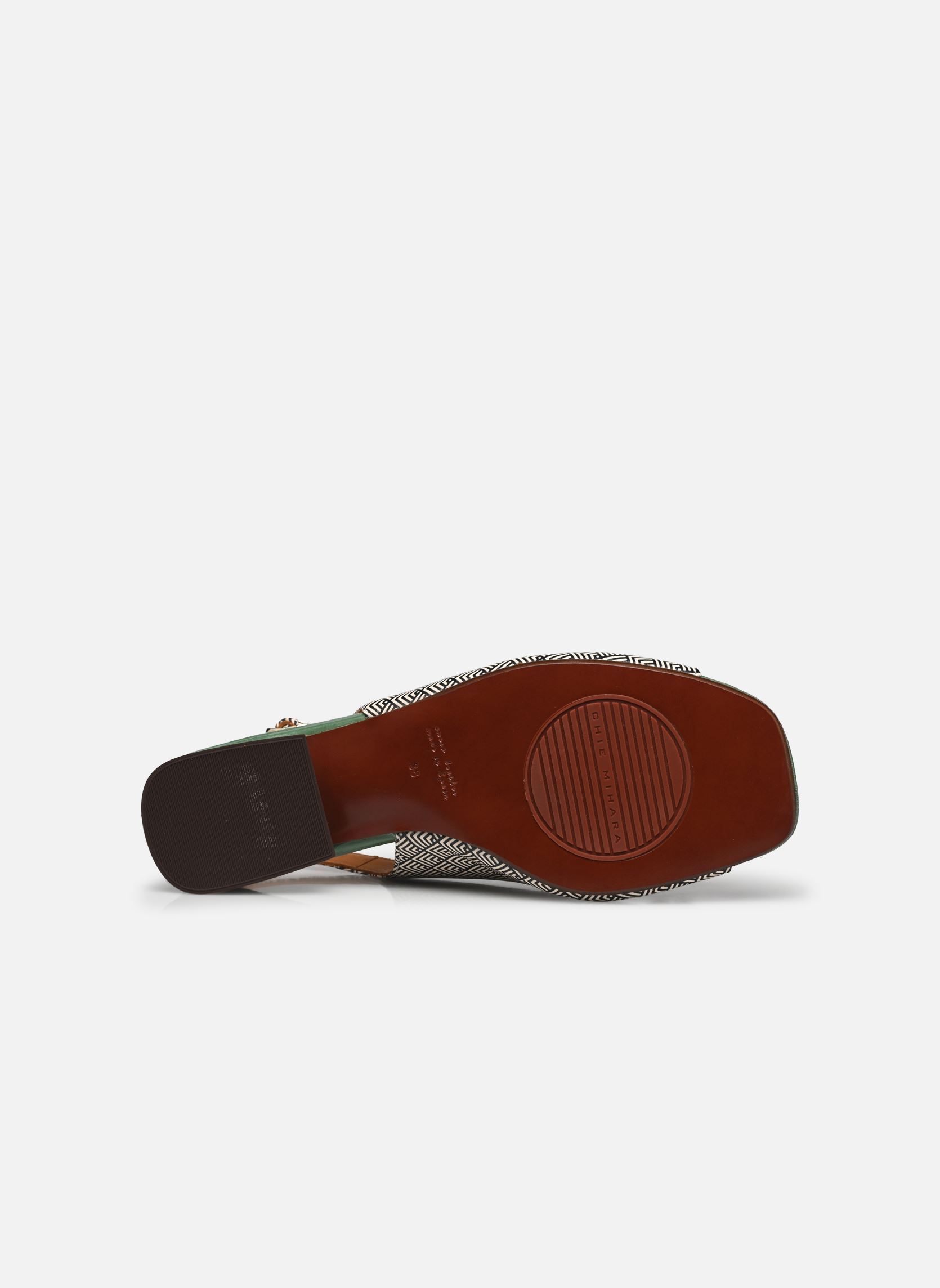 Sandales plates Tayda femme multicolore Chie Mihara Sandales plates Tayda femme multicolore Espiga Negro Ante Orange Sucre