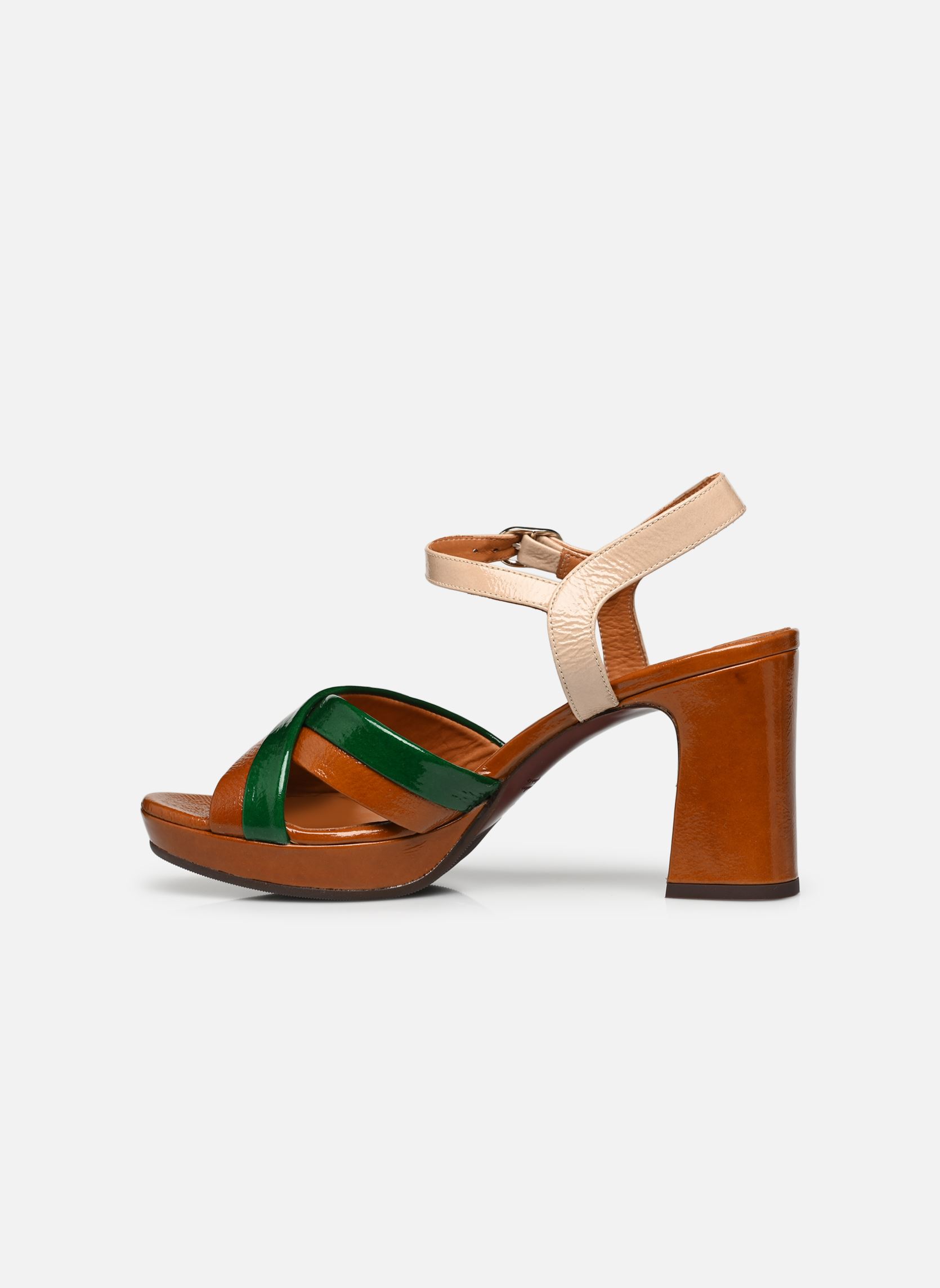 Sandales Kinyo-L femme multicolore Chie Mihara Sandales Kinyo-L femme multicolore Ferrari Toffee Green Sand