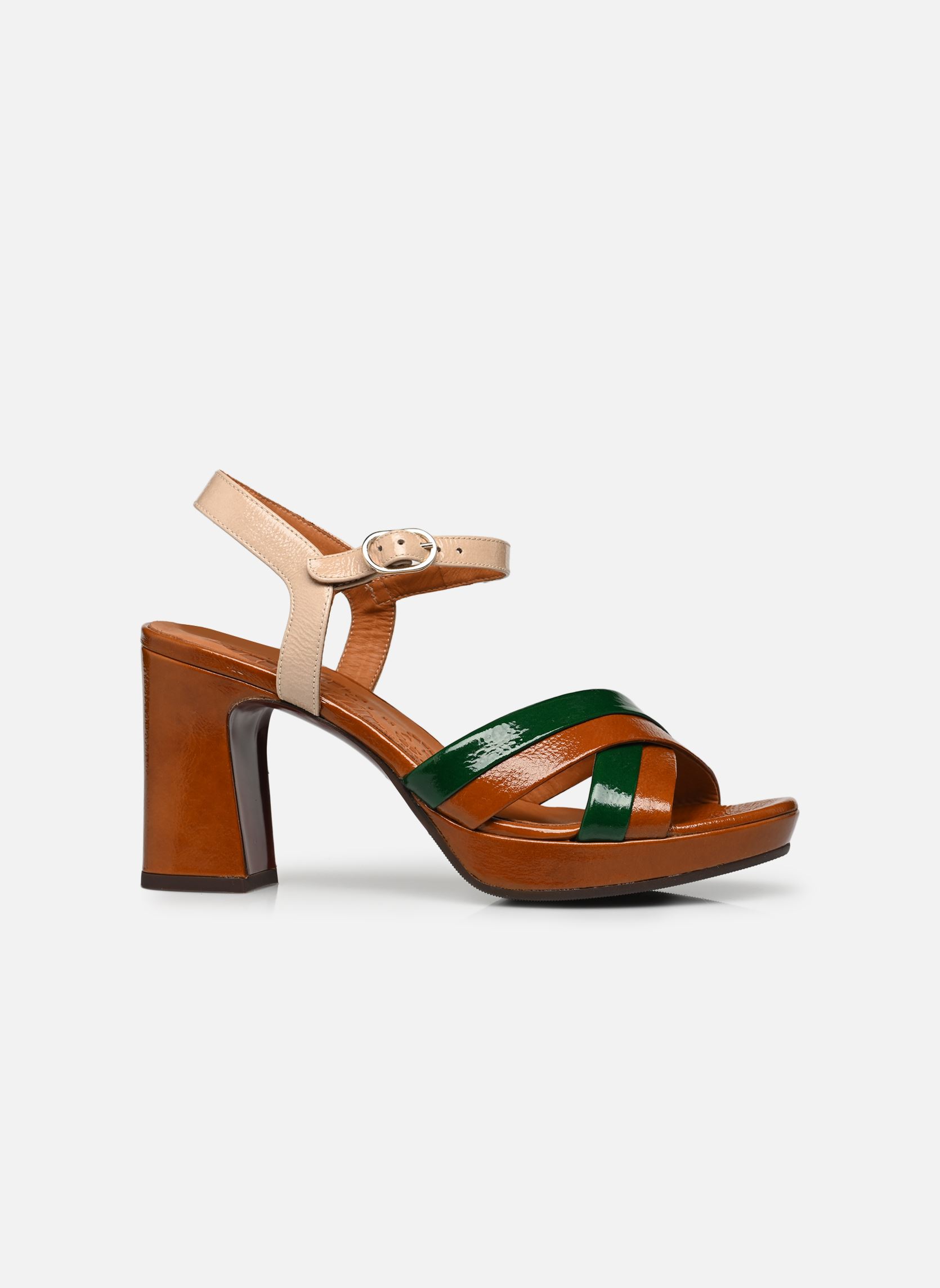 Sandales Kinyo-L femme multicolore Chie Mihara Sandales Kinyo-L femme multicolore Ferrari Toffee Green Sand