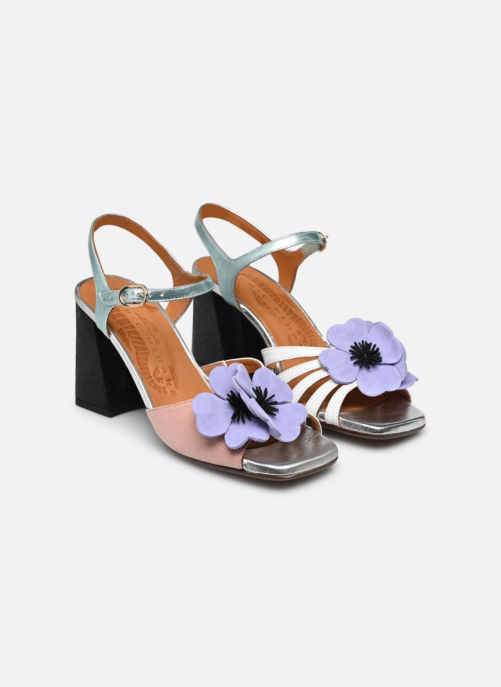 Sandalen Pirota damen mehrfarbig Chie Mihara Sandalen Pirota damen mehrfarbig Ferrari Blanco Jeep Pink Dali
