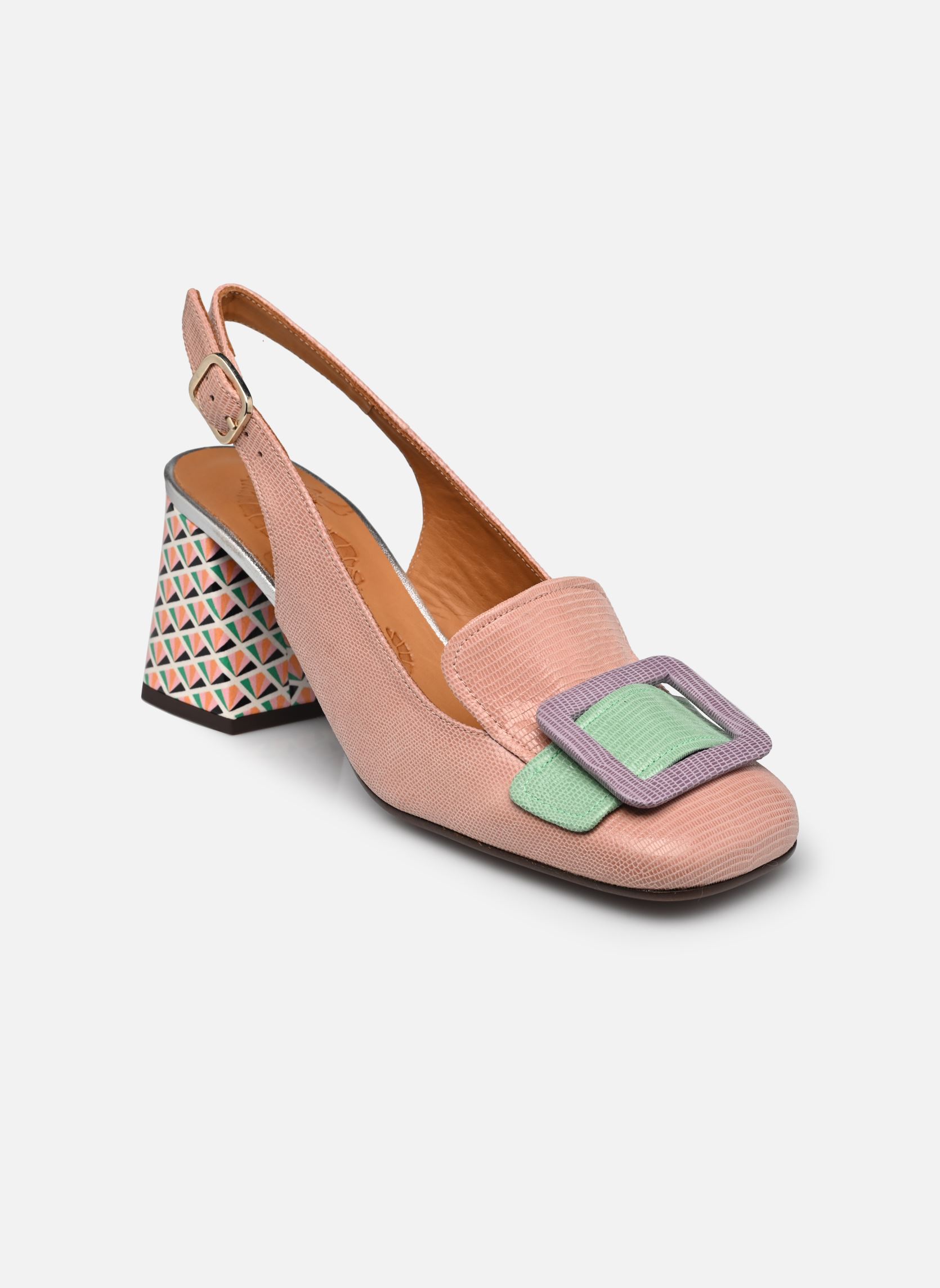 Escarpins à brides Suzan femme rose Chie Mihara Escarpins à brides Suzan femme rose Jeep Pink Menta Lavanda