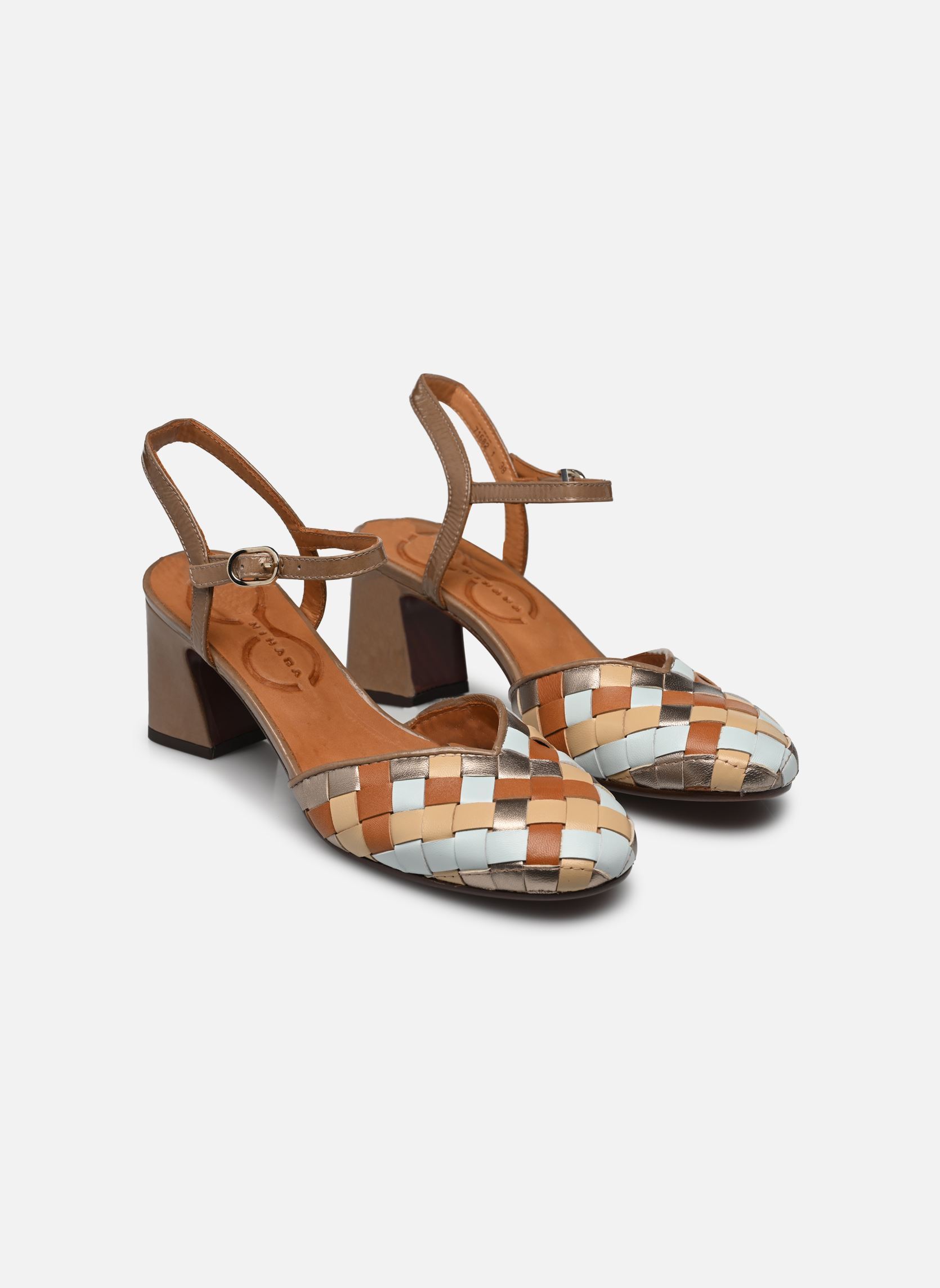 Décolleté con cinturino Filha donna multicolore Chie Mihara Décolleté con cinturino Filha donna multicolore Woven H Sucre Mousse