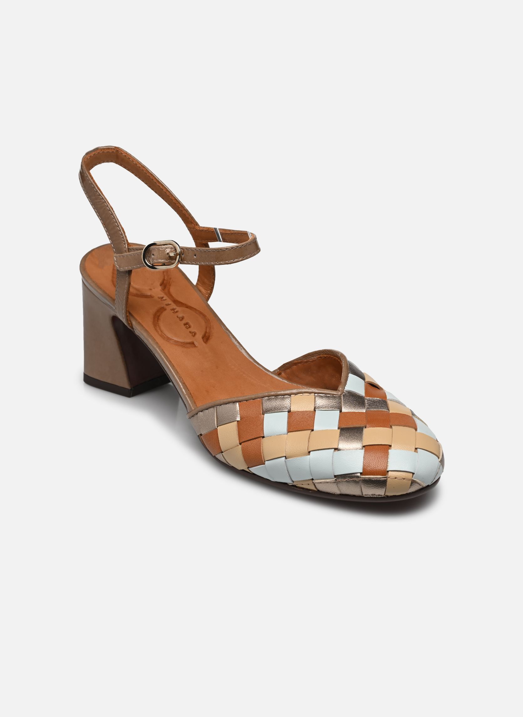 Décolleté con cinturino Filha donna multicolore Chie Mihara Décolleté con cinturino Filha donna multicolore Woven H Sucre Mousse