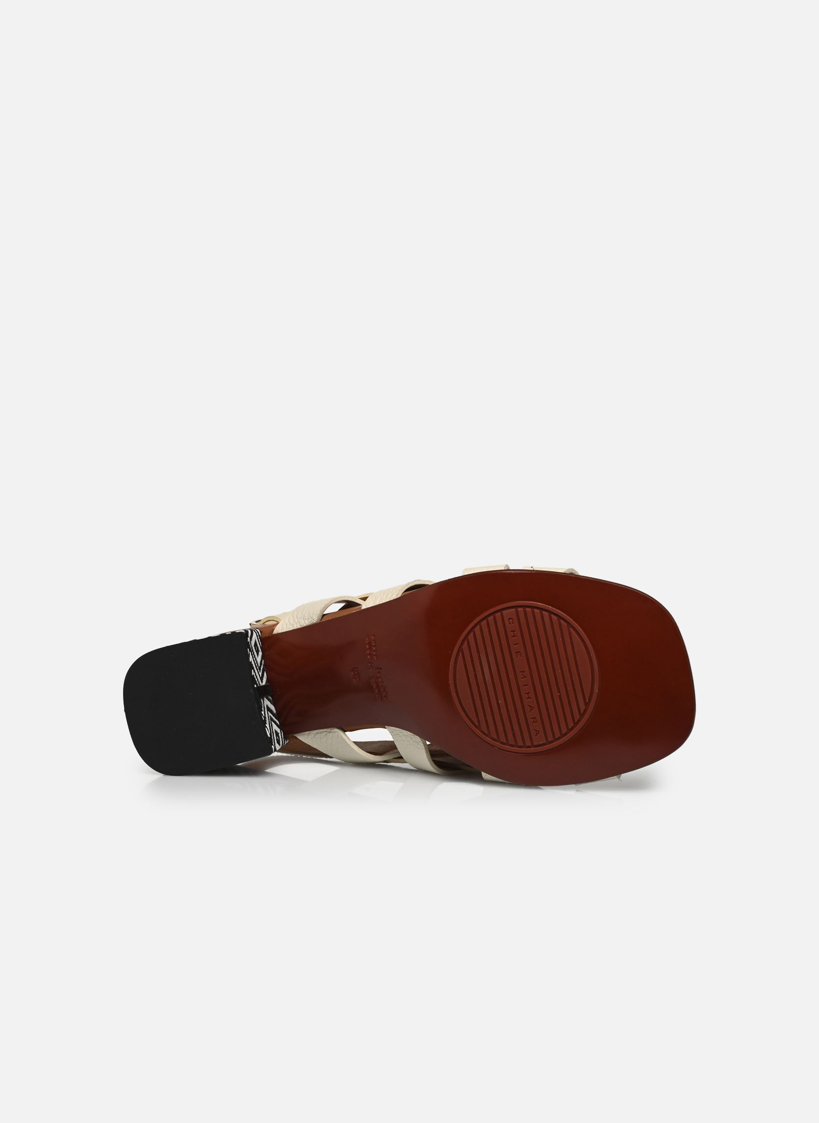 Sandales Quirino femme blanc Chie Mihara Sandales Quirino femme blanc Sandonis Leche Zandu Negro
