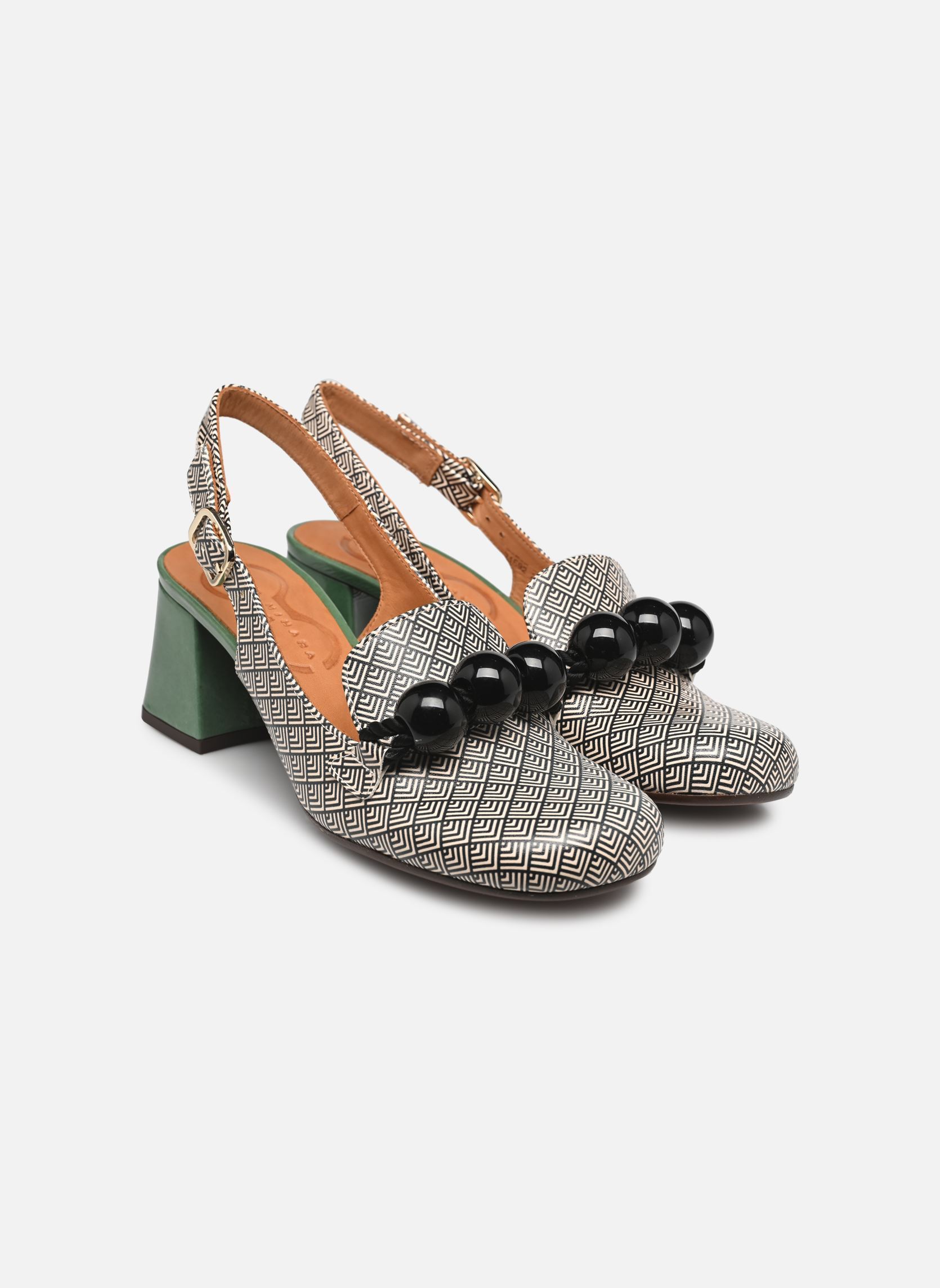 Escarpins à brides Moby femme multicolore Chie Mihara Escarpins à brides Moby femme multicolore Espiga Negro Sucre Jade