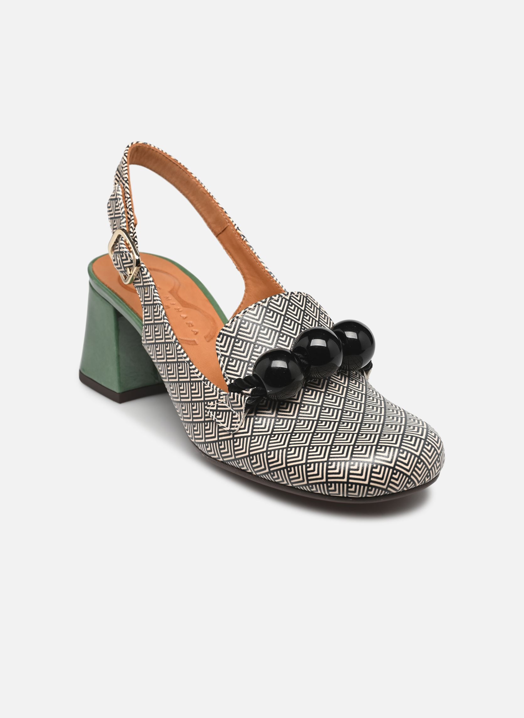 Escarpins à brides Moby femme multicolore Chie Mihara Escarpins à brides Moby femme multicolore Espiga Negro Sucre Jade