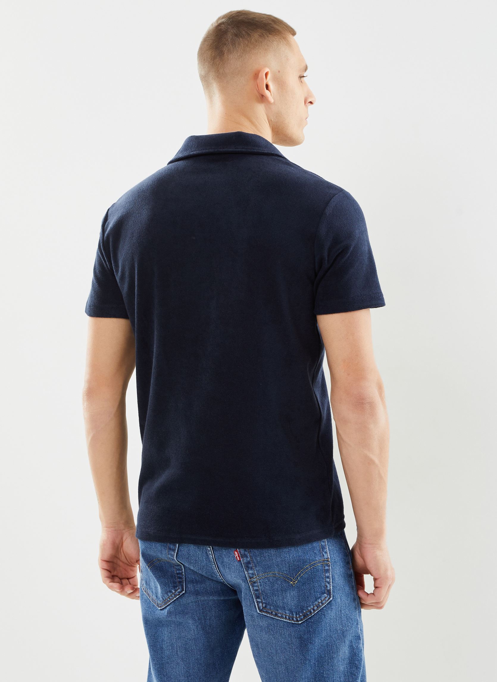 Polos Slhtalon Towel SS Polo homme bleu Selected Homme Polos Slhtalon Towel SS Polo homme bleu SKY CAPTAIN