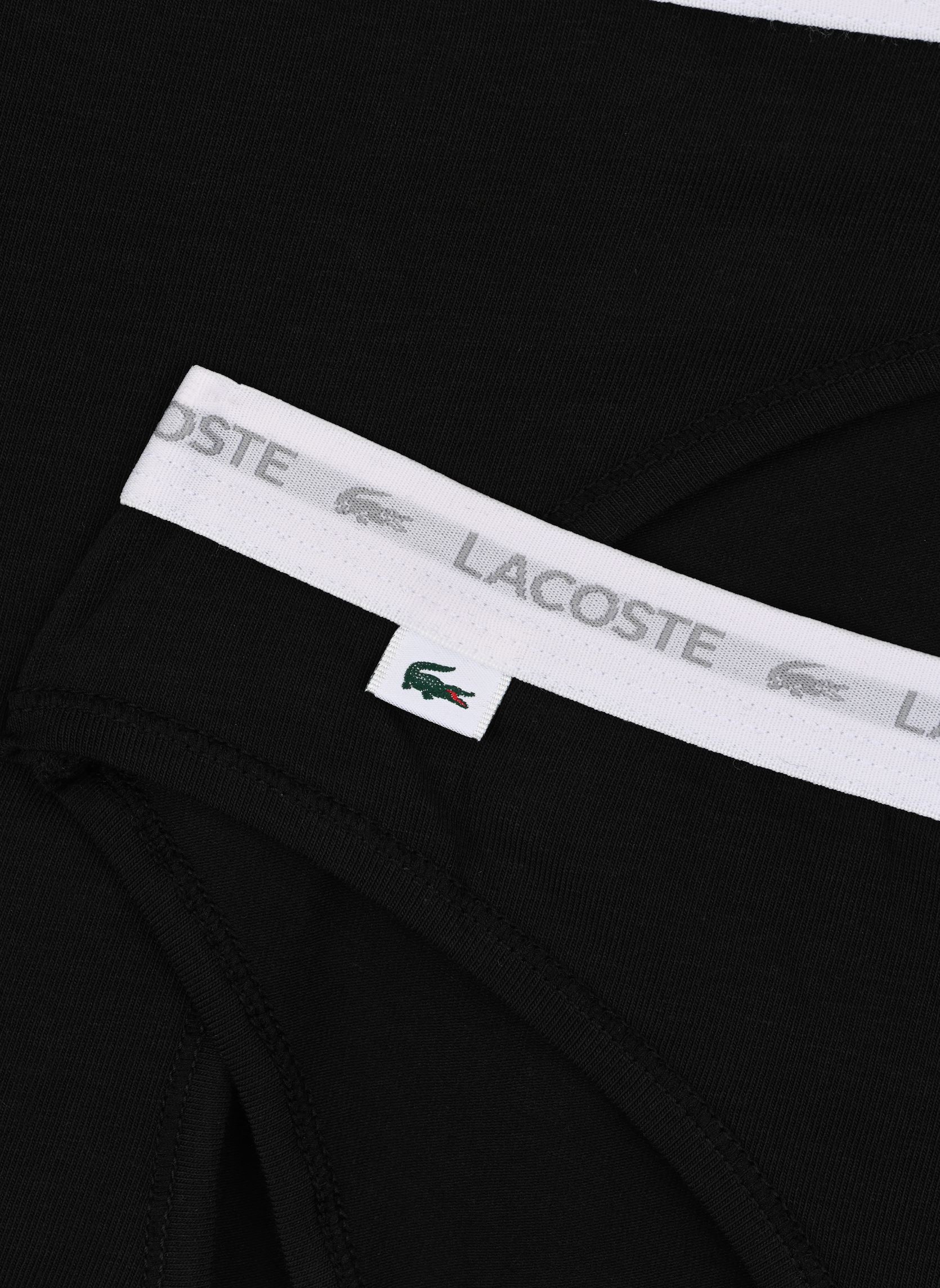 Shortys Lot de 3 culottes femme femme noir Lacoste Shortys Lot de 3 culottes femme femme noir NOIR