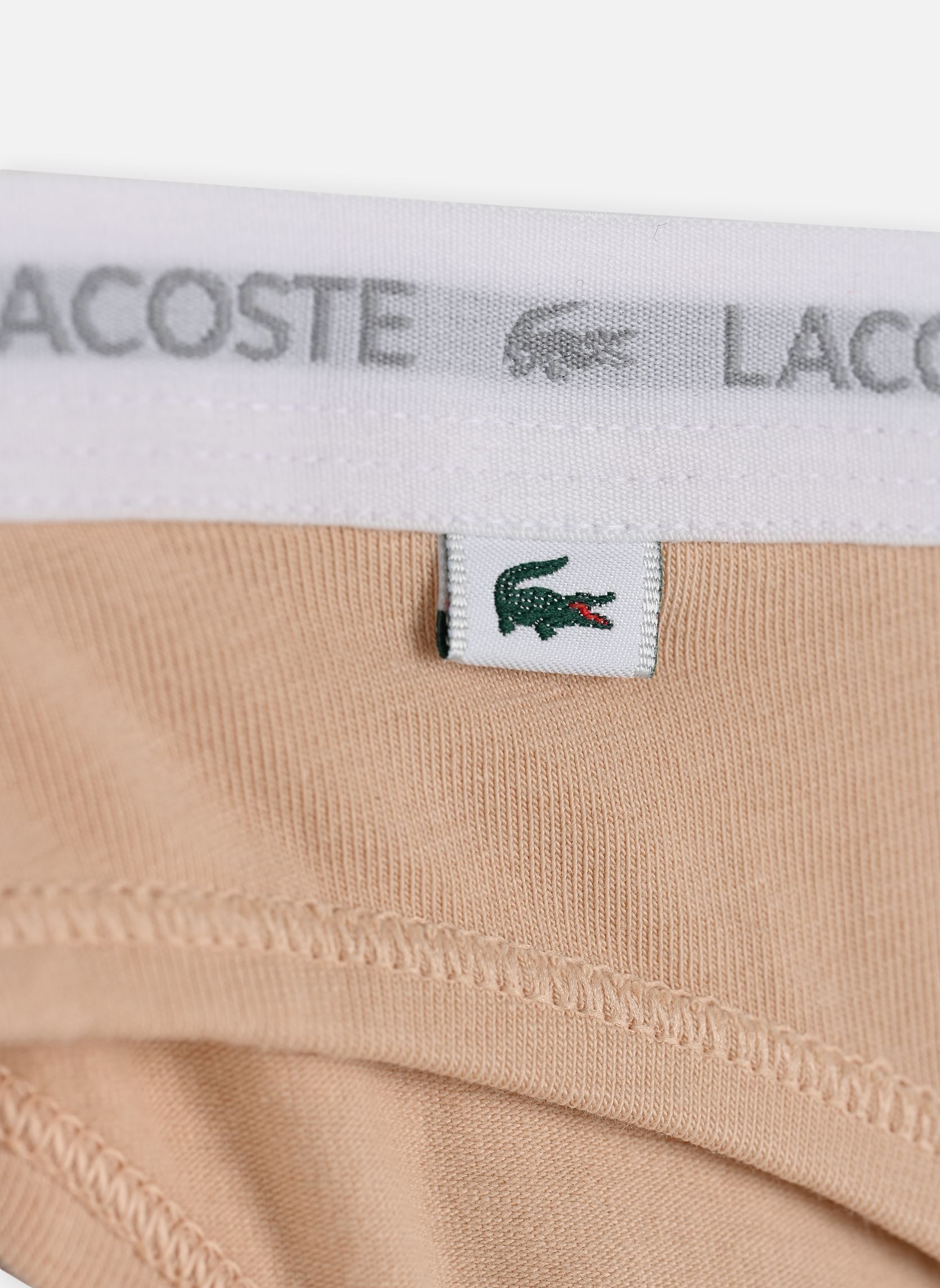 Shortys Lot de 3 culottes 8F1338 femme multicolore Lacoste Shortys Lot de 3 culottes 8F1338 femme multicolore BISCUIT/BAGUETTE-GRUME