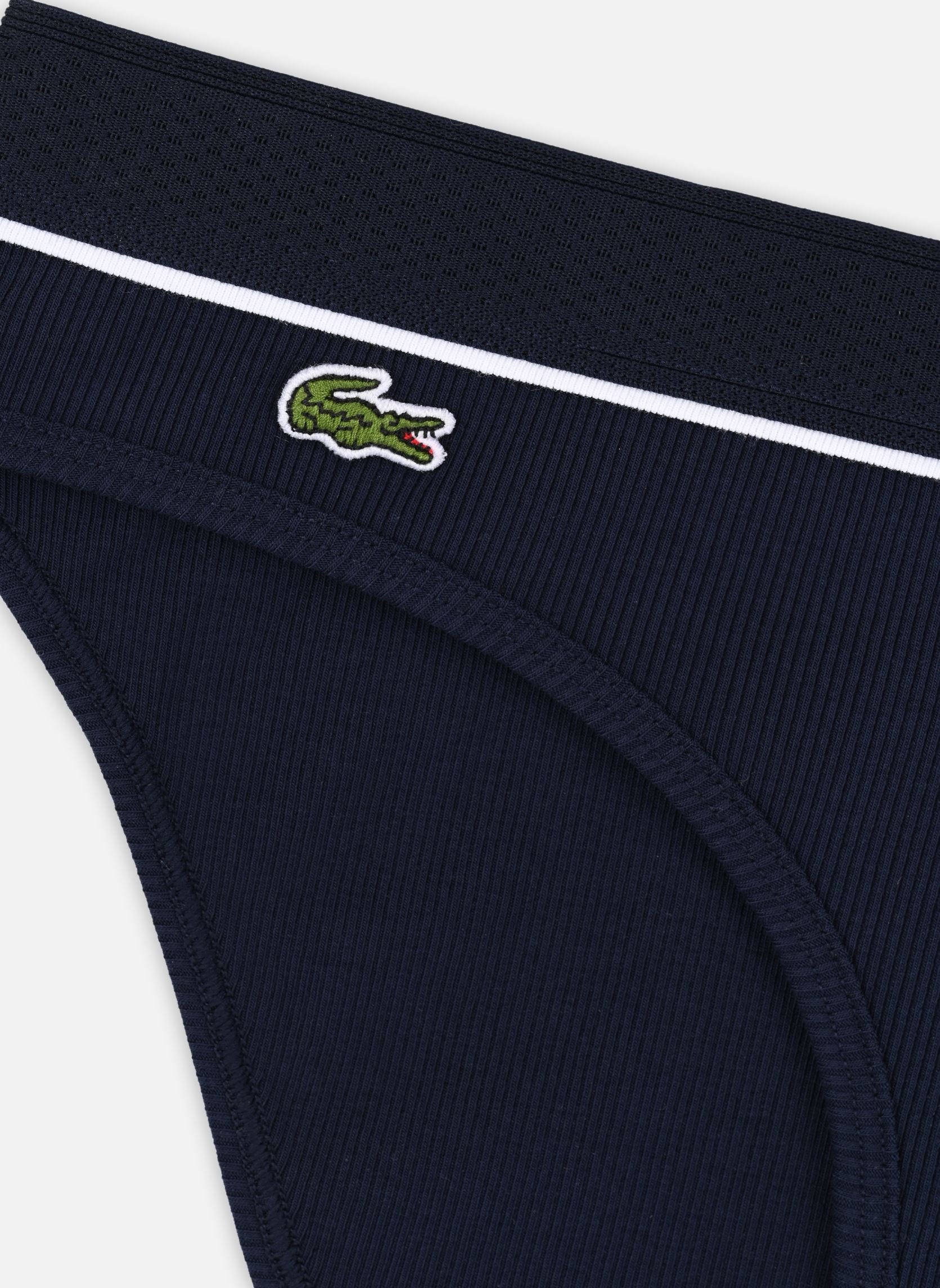 Shortys Culotte en coton 8F8606 femme bleu Lacoste Shortys Culotte en coton 8F8606 femme bleu MARINE/BLANC