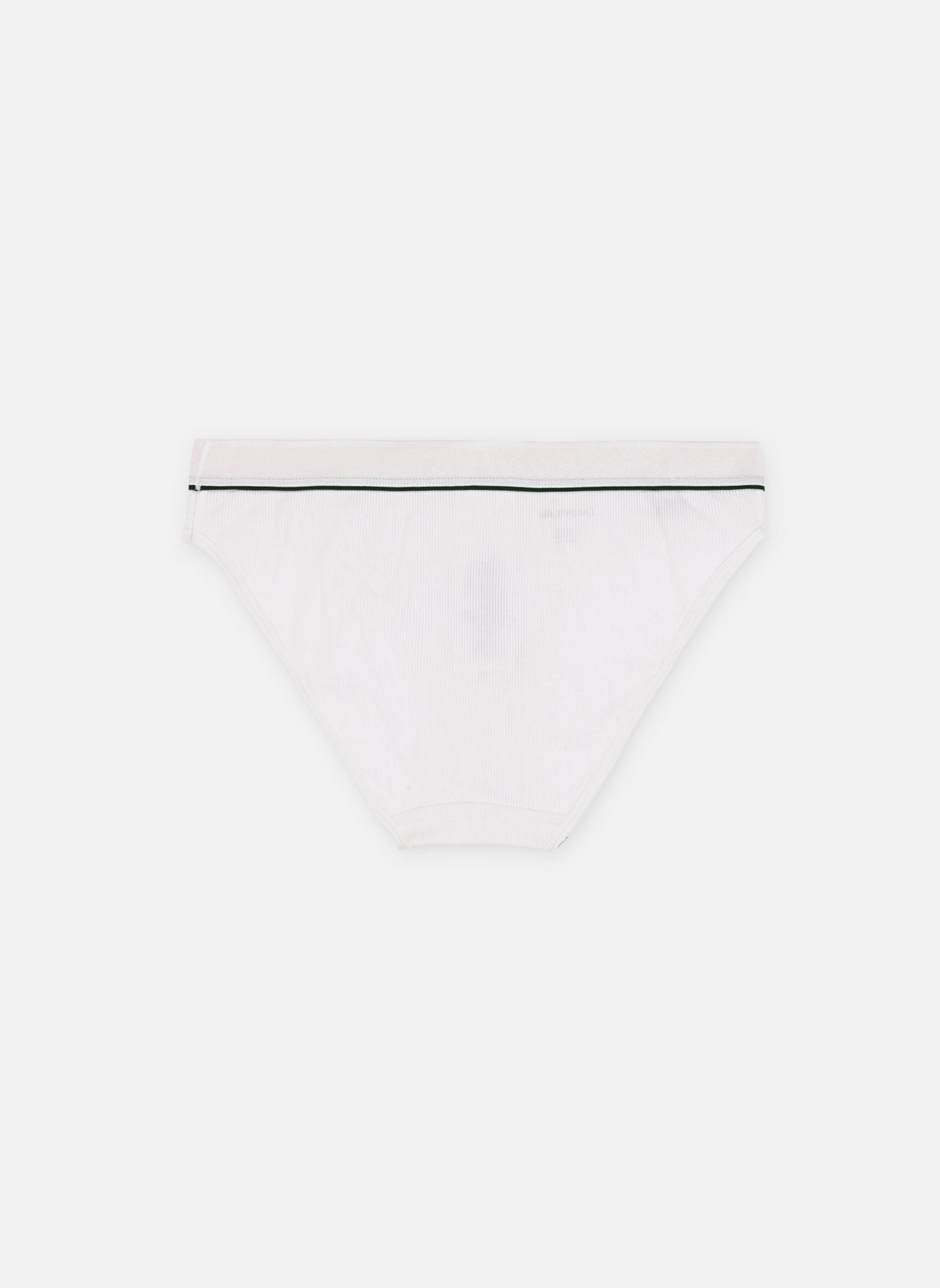Shortys Culotte en coton 8F8606 femme blanc Lacoste Shortys Culotte en coton 8F8606 femme blanc BLANC/VERT