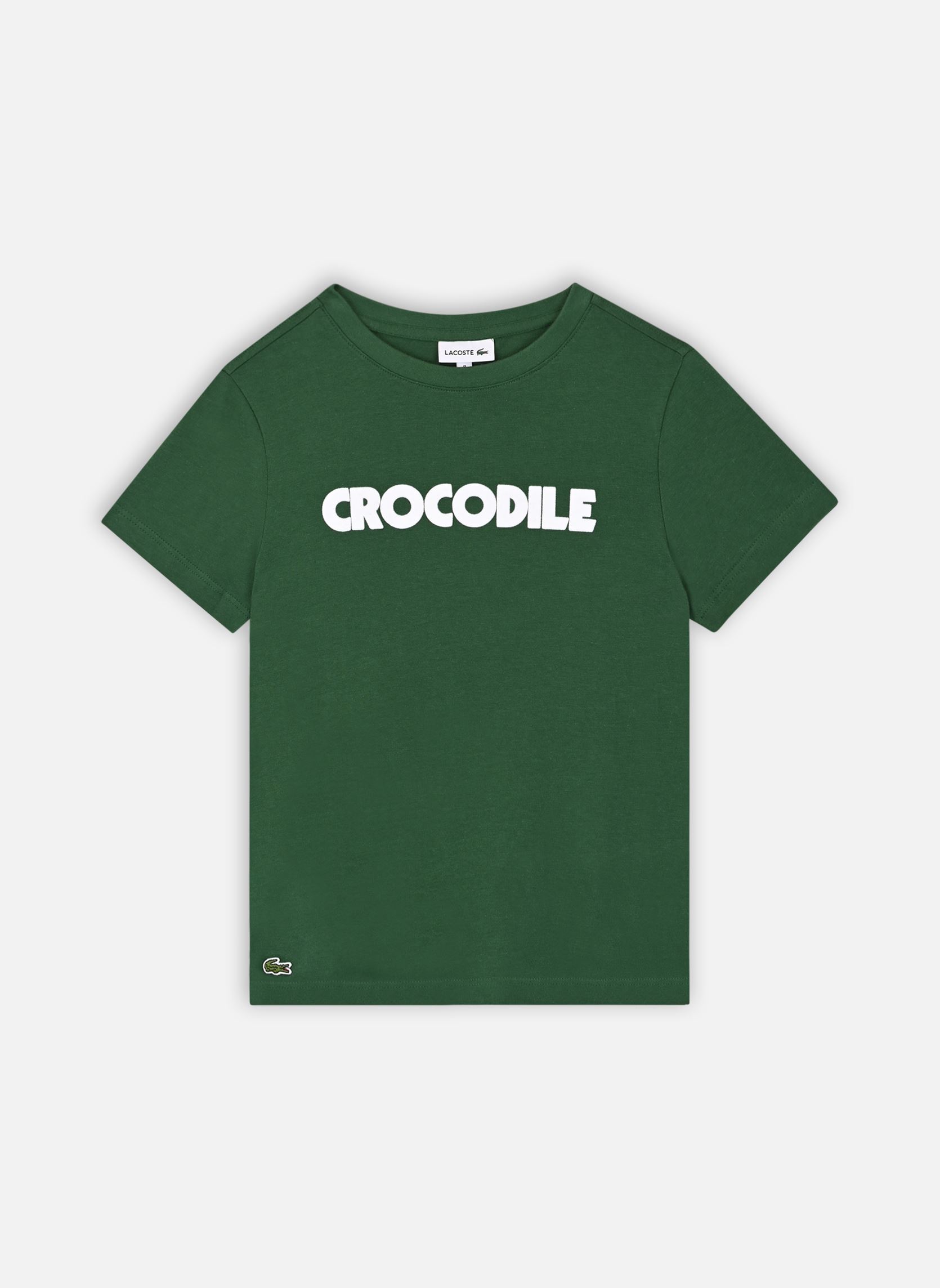 Vêtements Lacoste Tee shirt enfant Croco TJ7951 pour Accessoires