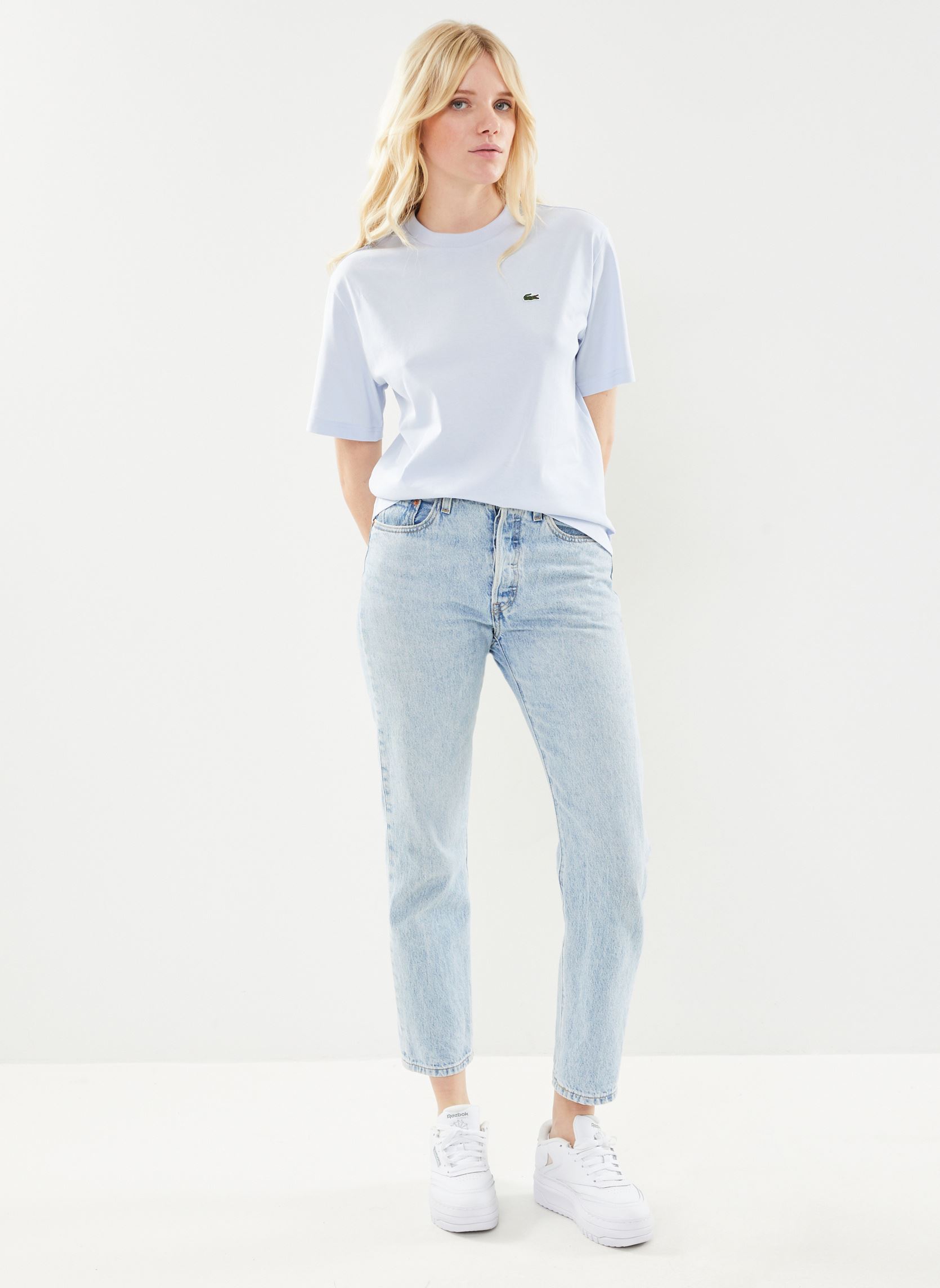 Tee-shirts manches courtes Tee Shirt TF7215 femme bleu Lacoste Tee-shirts manches courtes Tee Shirt TF7215 femme bleu PHOENIX