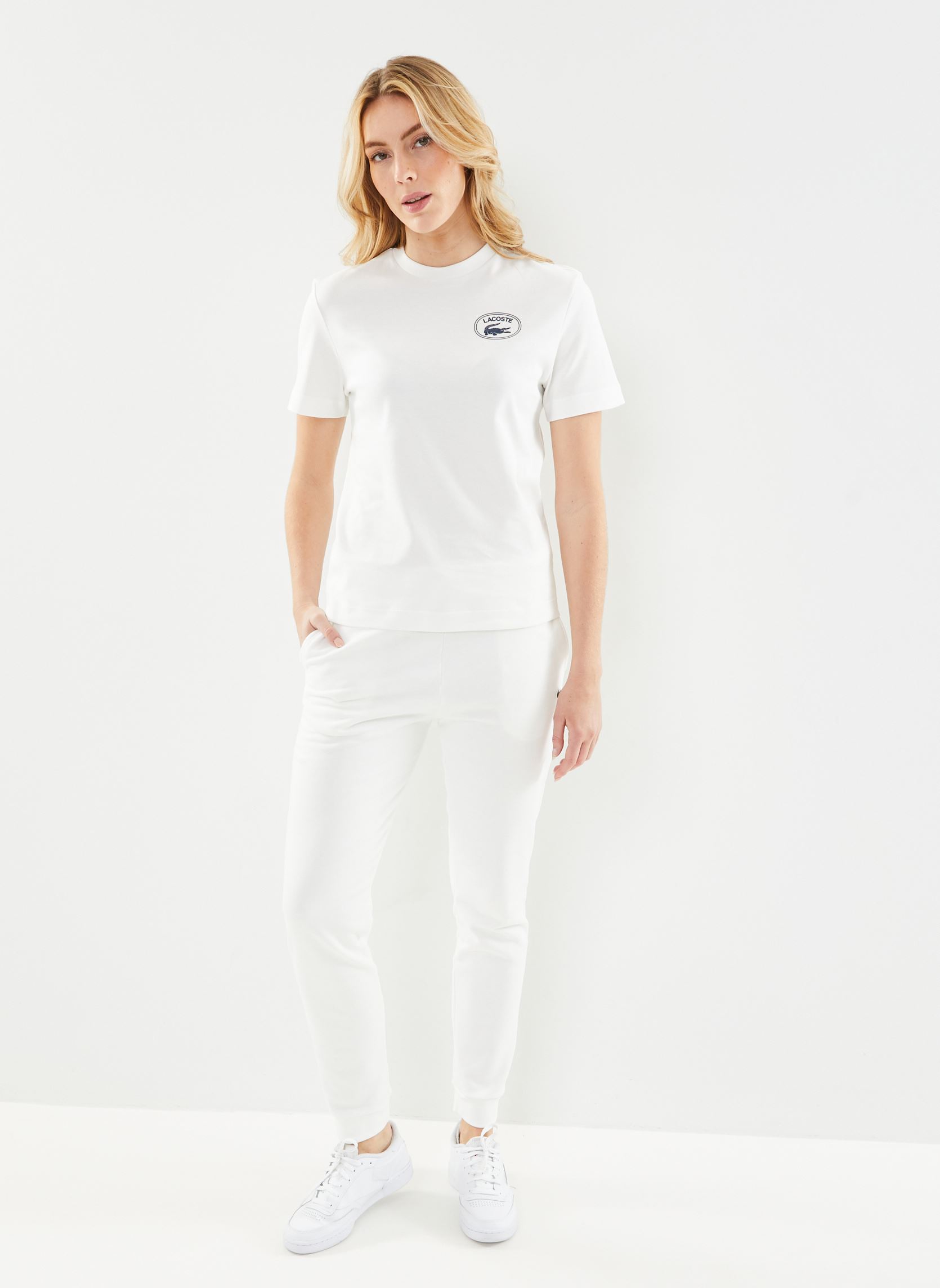 T-shirts met korte mouwen Tee shirt TF0854 dames wit Lacoste T-shirts met korte mouwen Tee shirt TF0854 dames wit FARINE