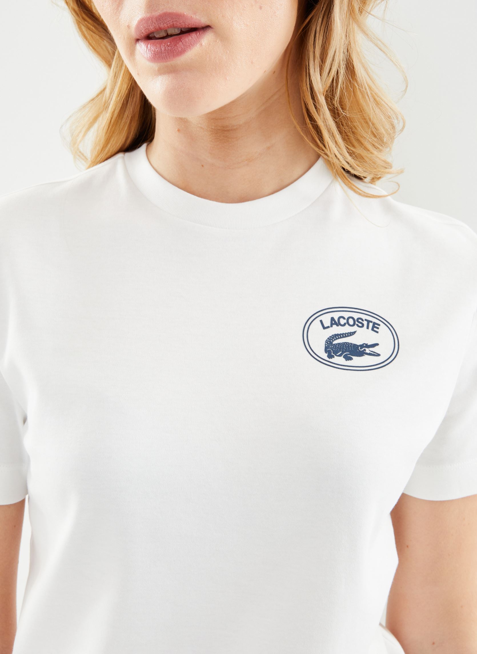 T-shirts met korte mouwen Tee shirt TF0854 dames wit Lacoste T-shirts met korte mouwen Tee shirt TF0854 dames wit FARINE