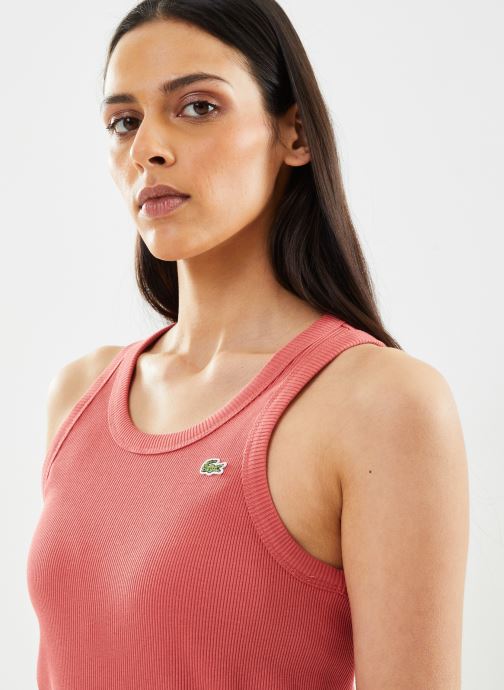 Lacoste Debardeur TF5388 (Rouge) Vêtements chez Sarenza (696199)