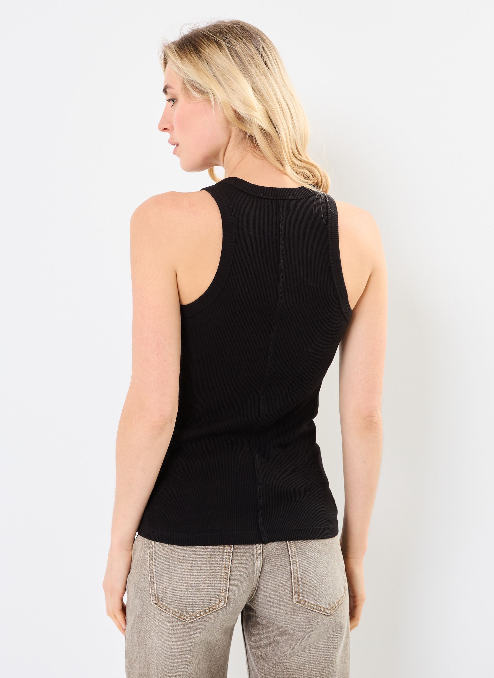 Débardeurs Debardeur TF5388 femme noir Lacoste Débardeurs Debardeur TF5388 femme noir NOIR