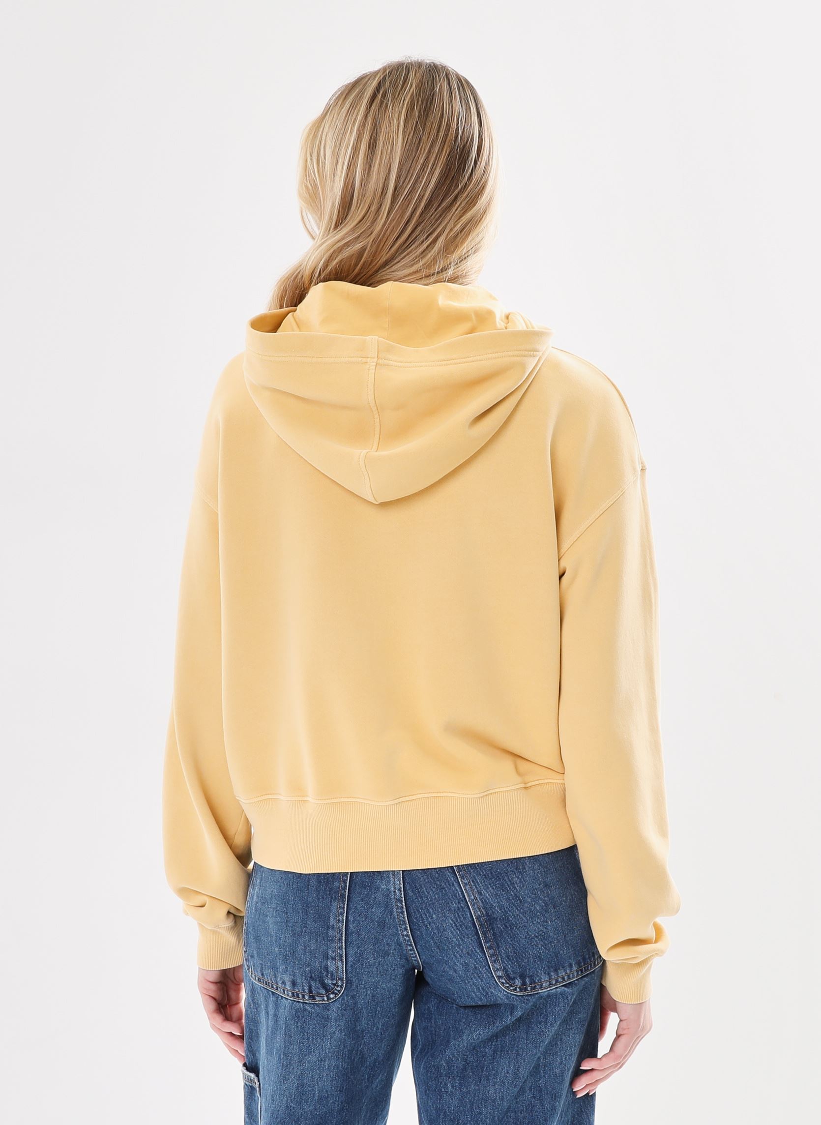 Sweats à capuche Hoodie SF8253 femme jaune Lacoste Sweats à capuche Hoodie SF8253 femme jaune ECO GOLDEN HAZE