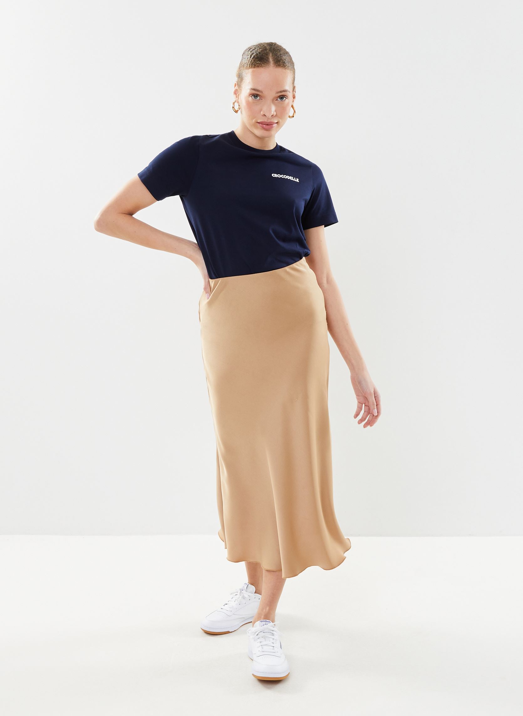 Tee-shirts manches courtes Tee Shirt TF7267 femme bleu Lacoste Tee-shirts manches courtes Tee Shirt TF7267 femme bleu MARINE