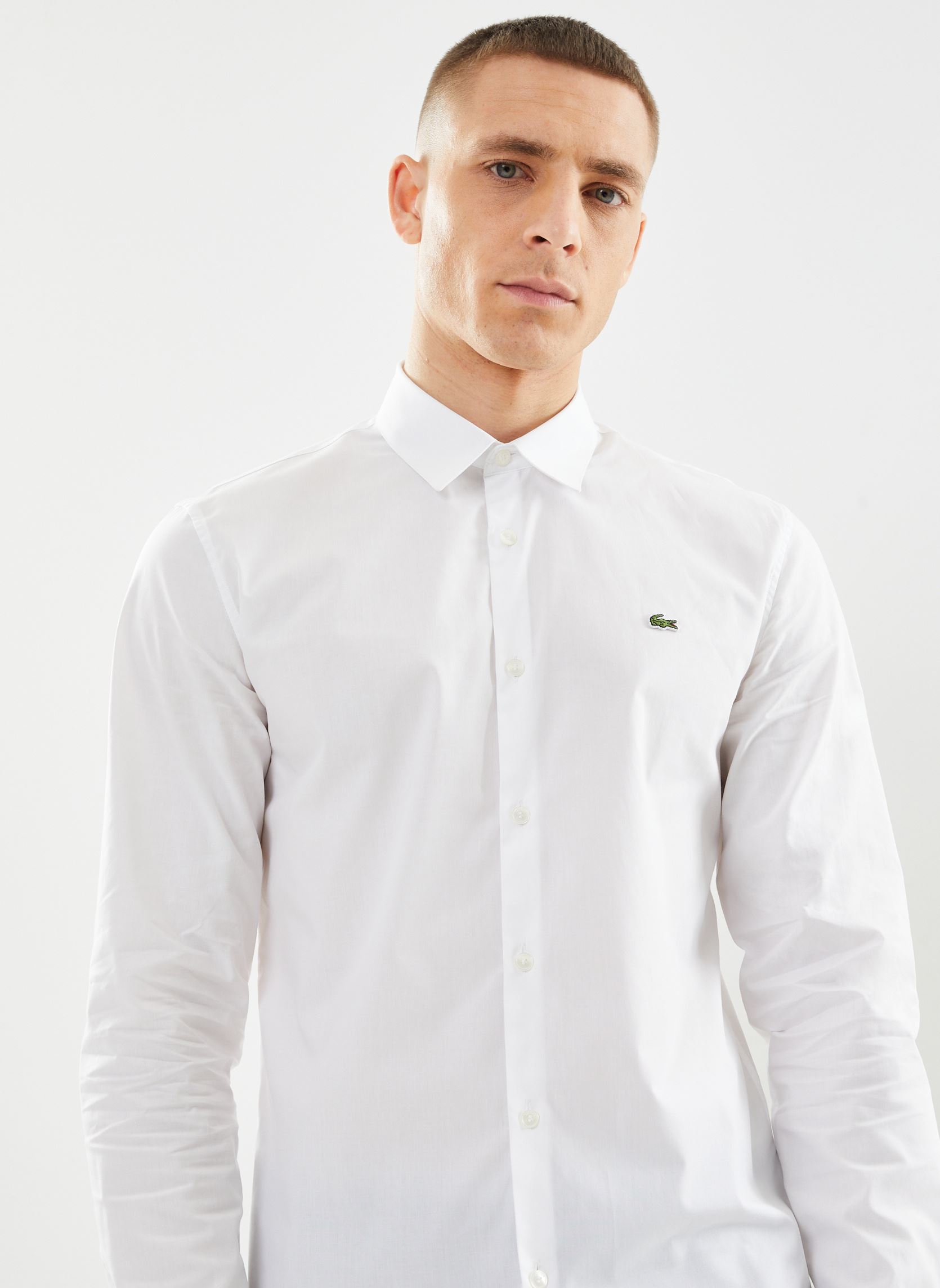Chemises Chemise slim fit CH5620 homme blanc Lacoste Chemises Chemise slim fit CH5620 homme blanc BLANC