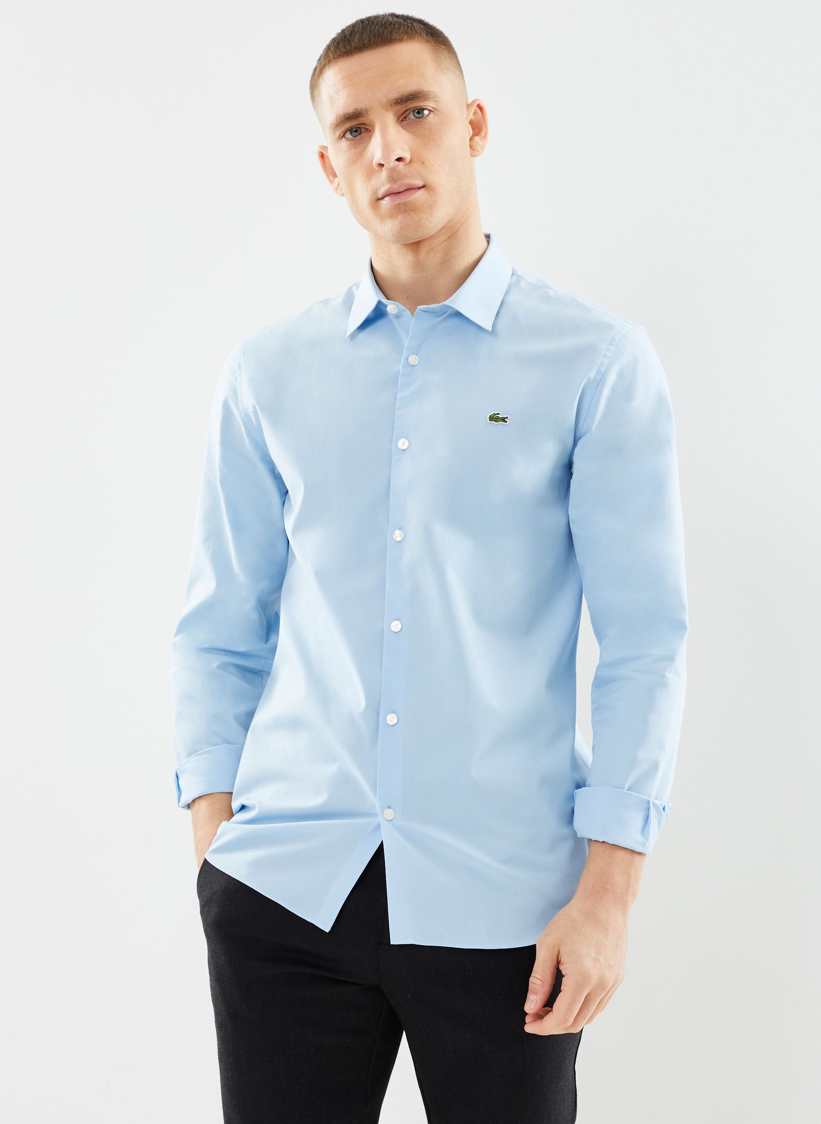 Lacoste Chemises Chemise Chemise slim fit CH5620 homme bleu