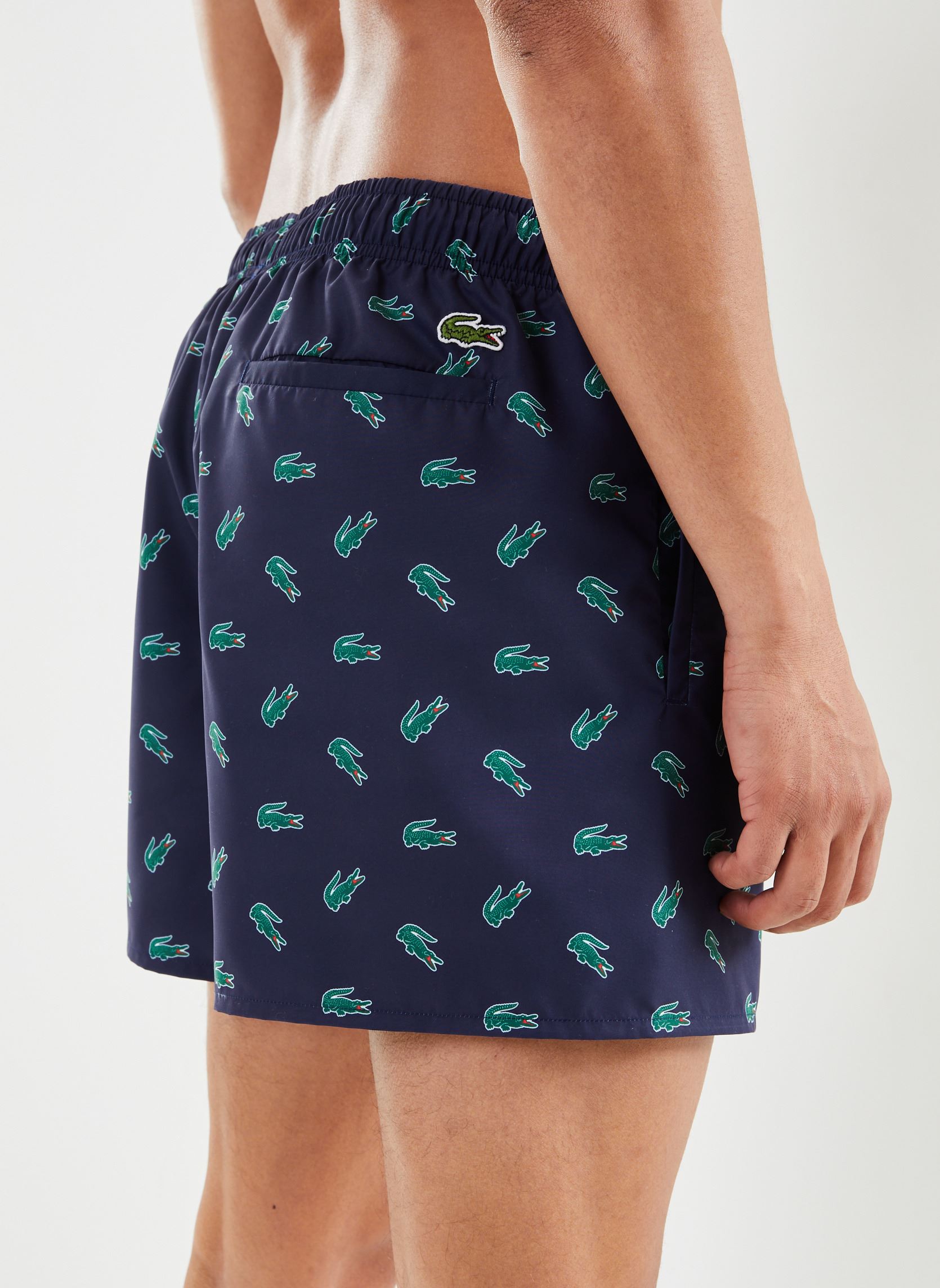 Shorts de bain Maillot de Bain MH7188 homme noir Lacoste Shorts de bain Maillot de Bain MH7188 homme noir MARINE/MULTICO