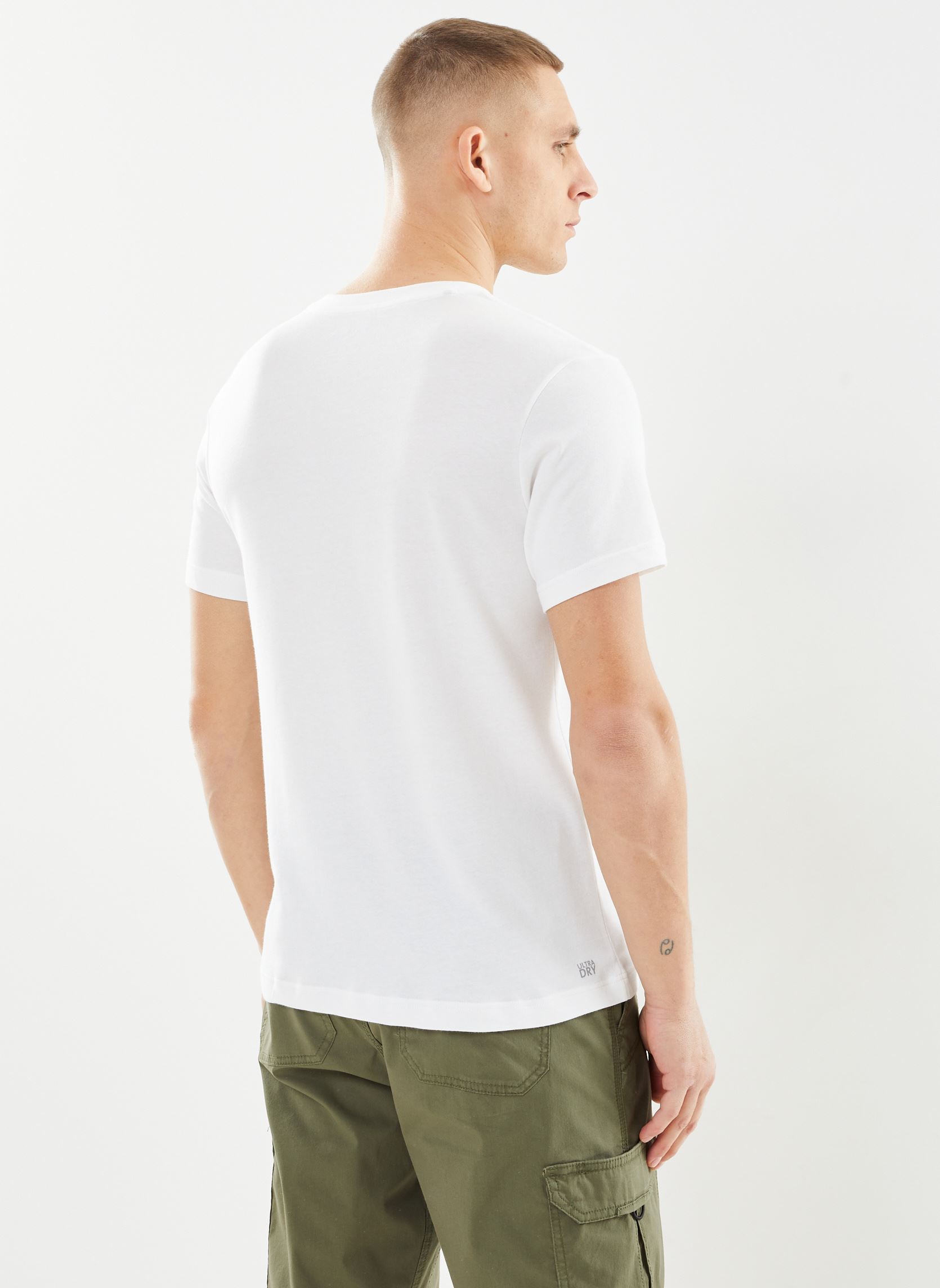 Tee-shirts manches courtes T-shirt en jersey TH2042 homme noir Lacoste Tee-shirts manches courtes T-shirt en jersey TH2042 homme noir BLANC/NOIR