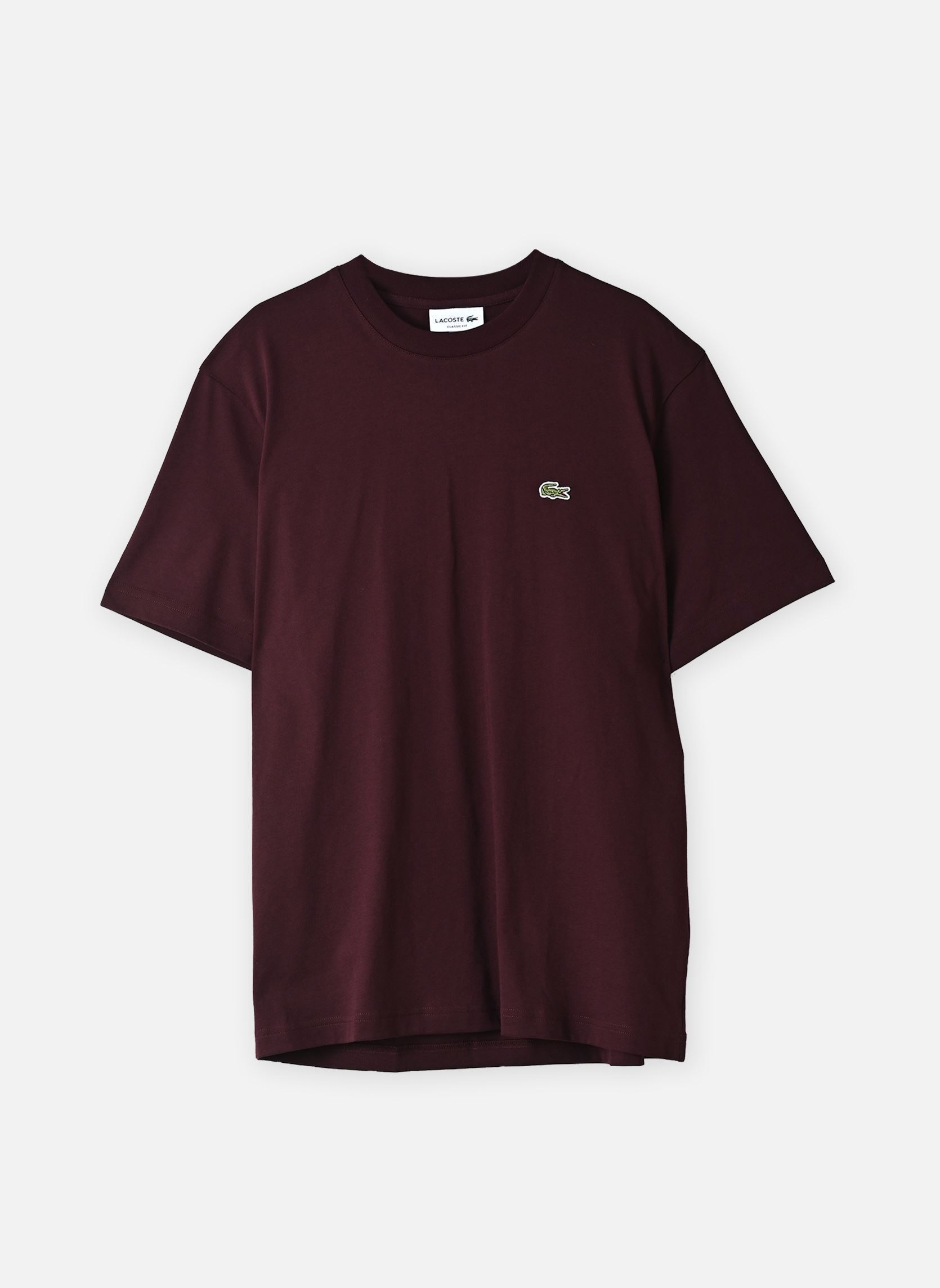 Tee-shirts Tee Shirt TH7318 homme marron Lacoste Tee-shirts Tee Shirt TH7318 homme marron OXALIS
